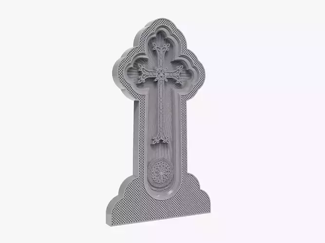 Armenian Cross  Haykakan Khachkar 3D print model