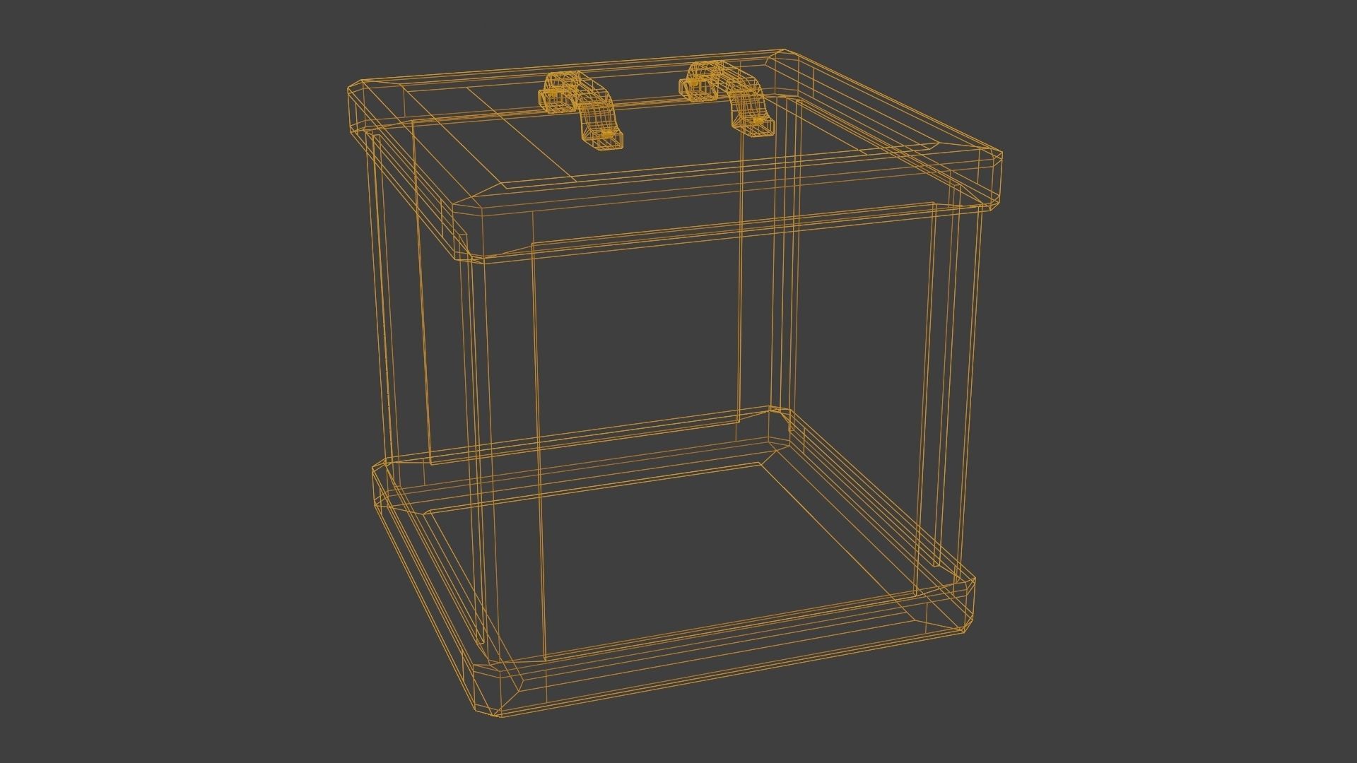 Sci-Fi Boxcrate 3D Model Low-poly 3D model_7