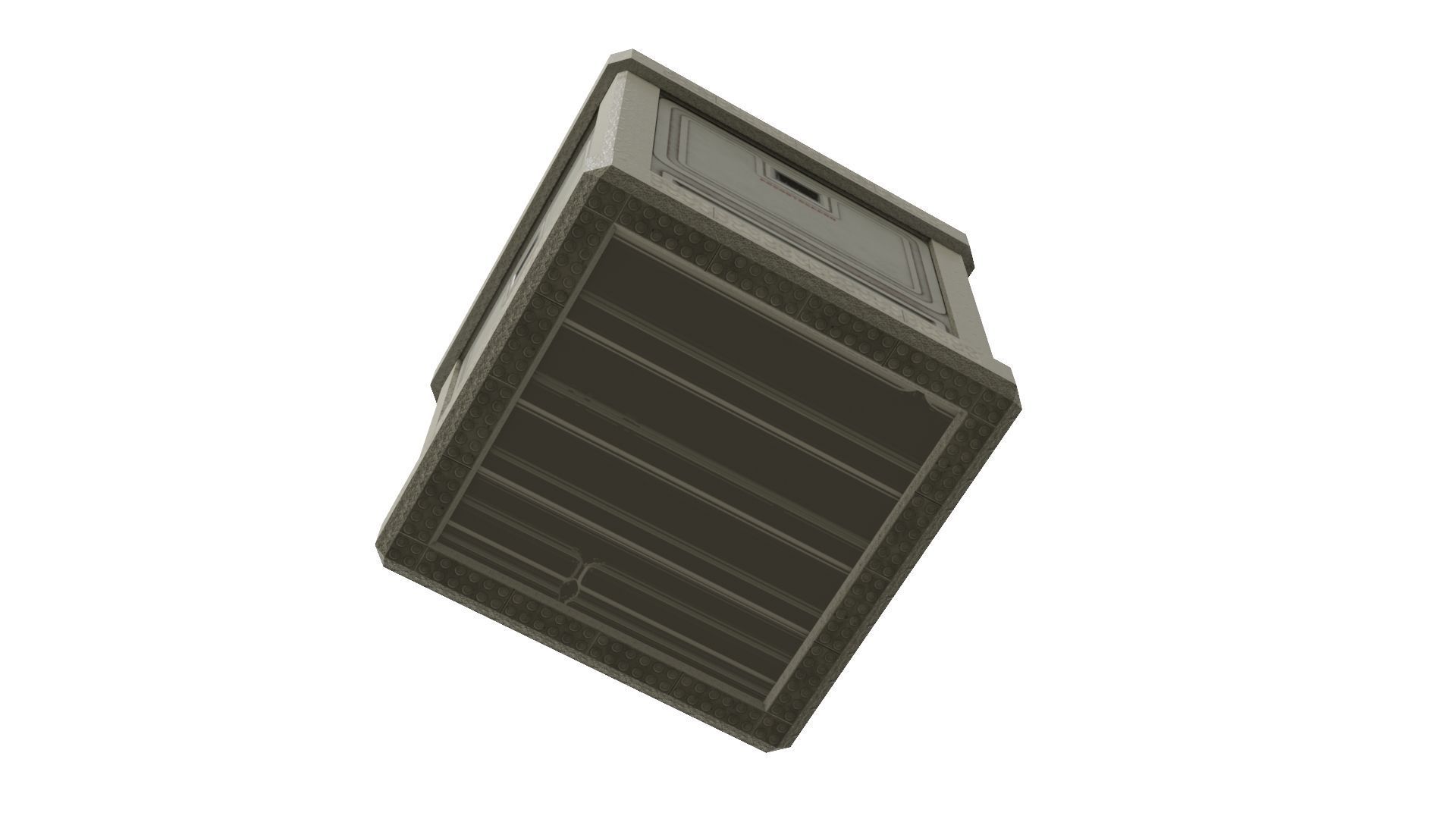 Sci-Fi Boxcrate 3D Model Low-poly 3D model_15