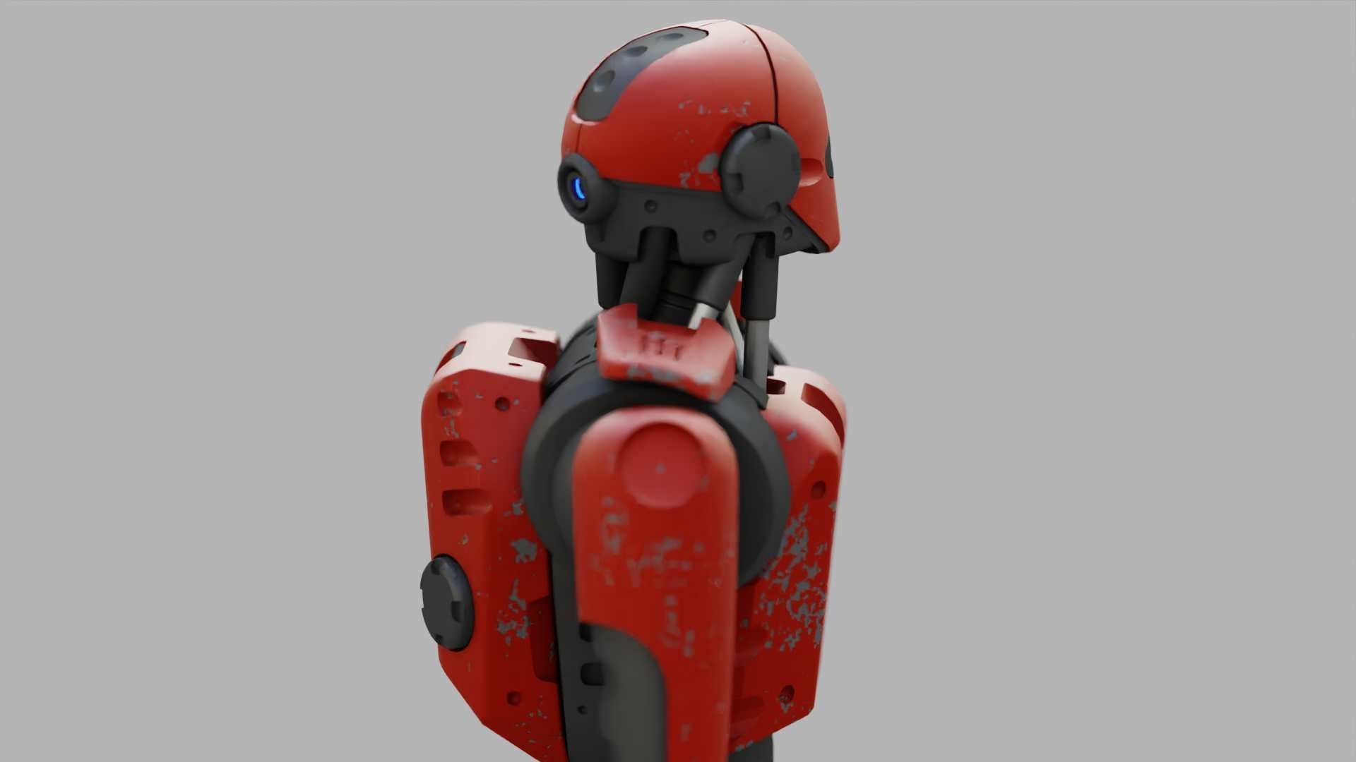 ANDROID MECHA RIGGED 3D model_25