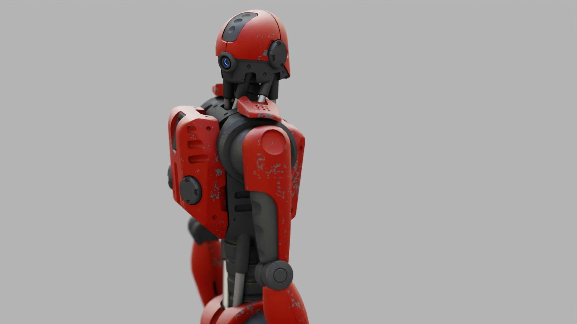 ANDROID MECHA RIGGED 3D model_13