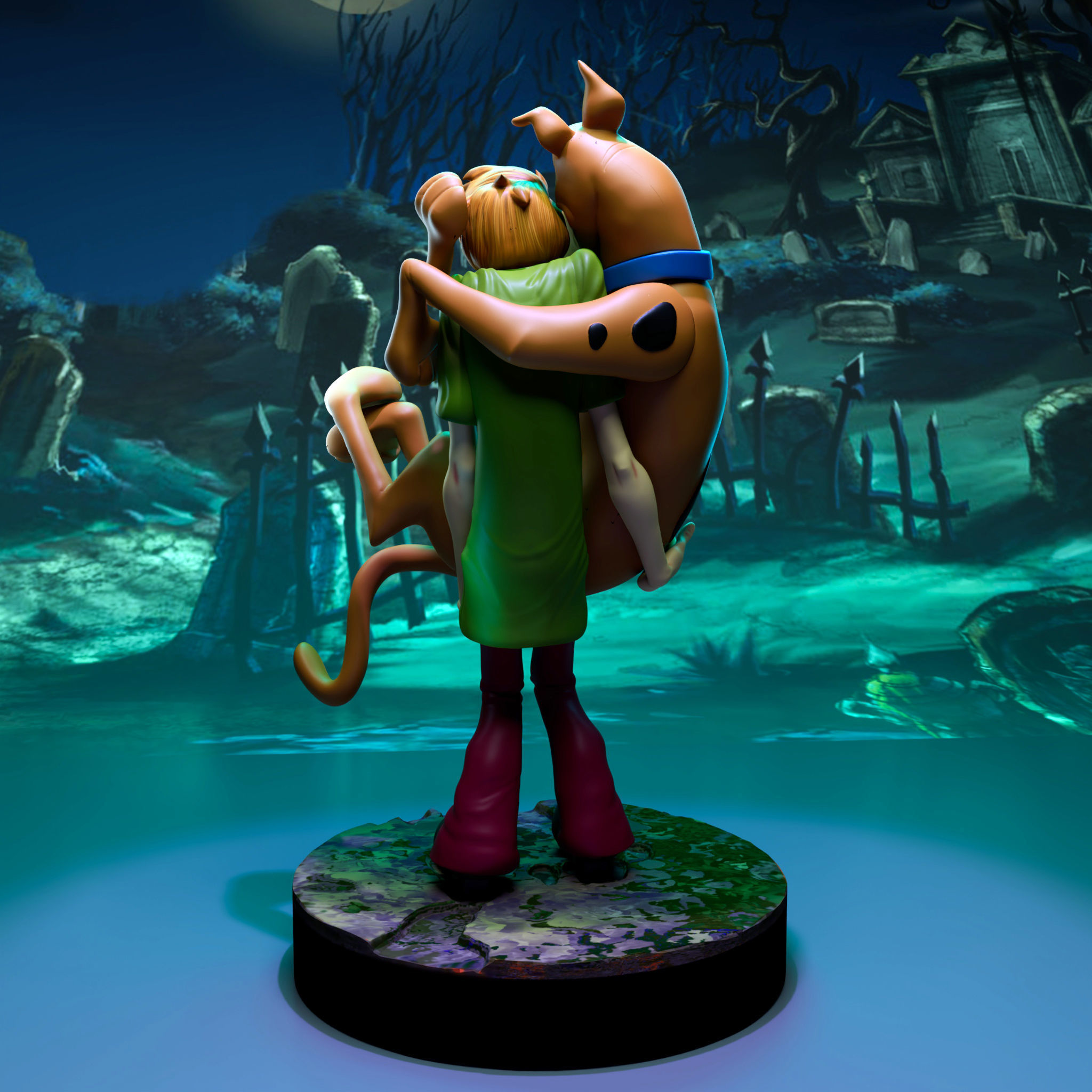 Shaggy And Scooby 3D print model_3