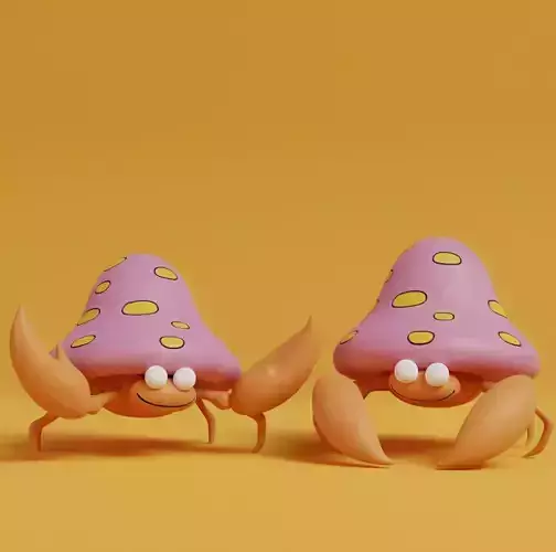 Pokemon - Parasect with 2 poses