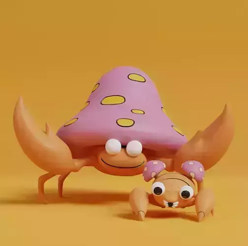 Pokemon - Paras and Parasect  with 2 poses