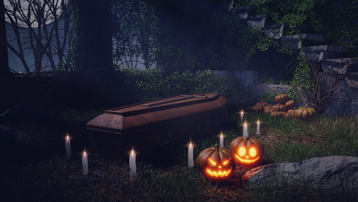 Wooden Coffin 3D model_6