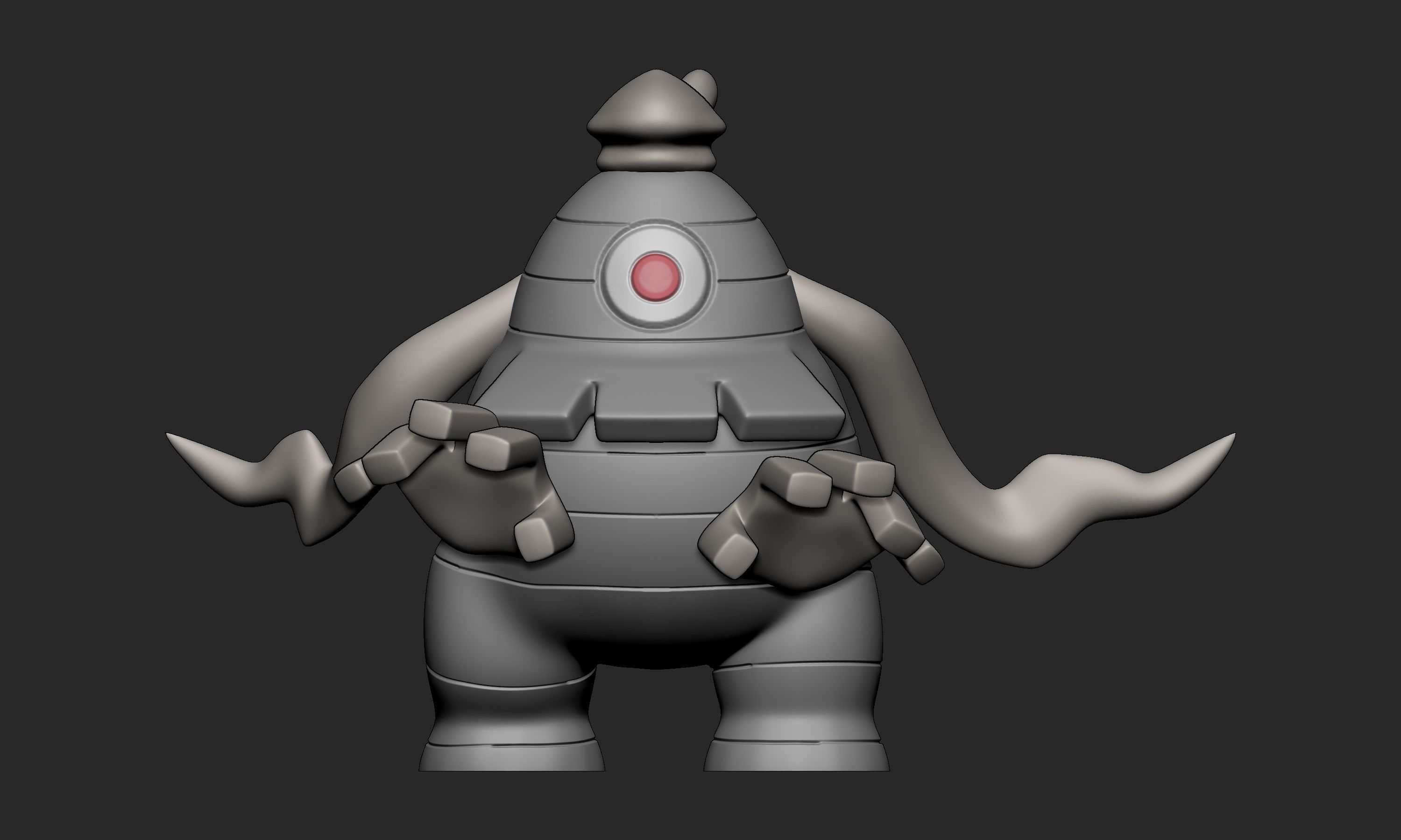 Pokemon - Dusclops with 2 poses 3D print model_1