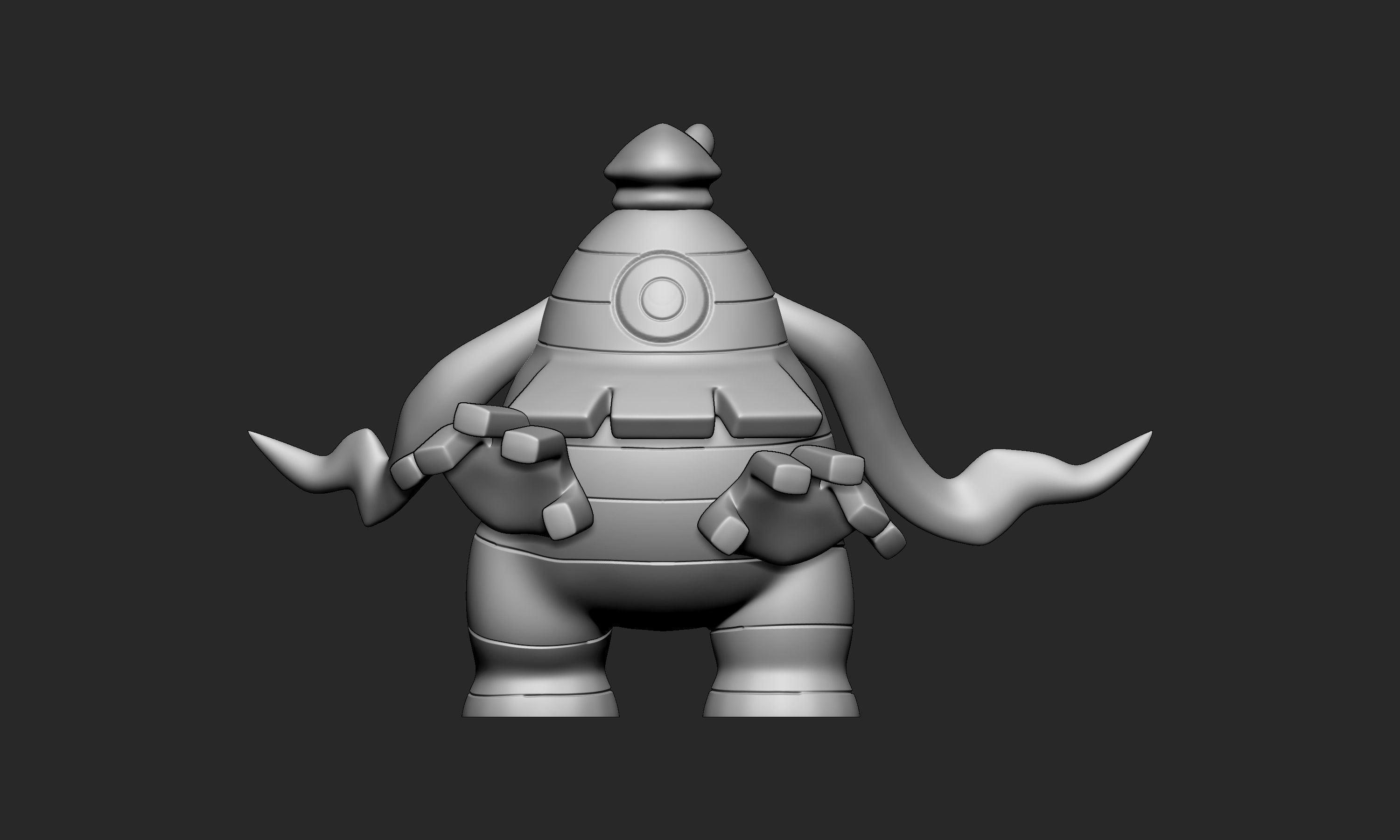 Pokemon - Dusclops with 2 poses 3D print model_3