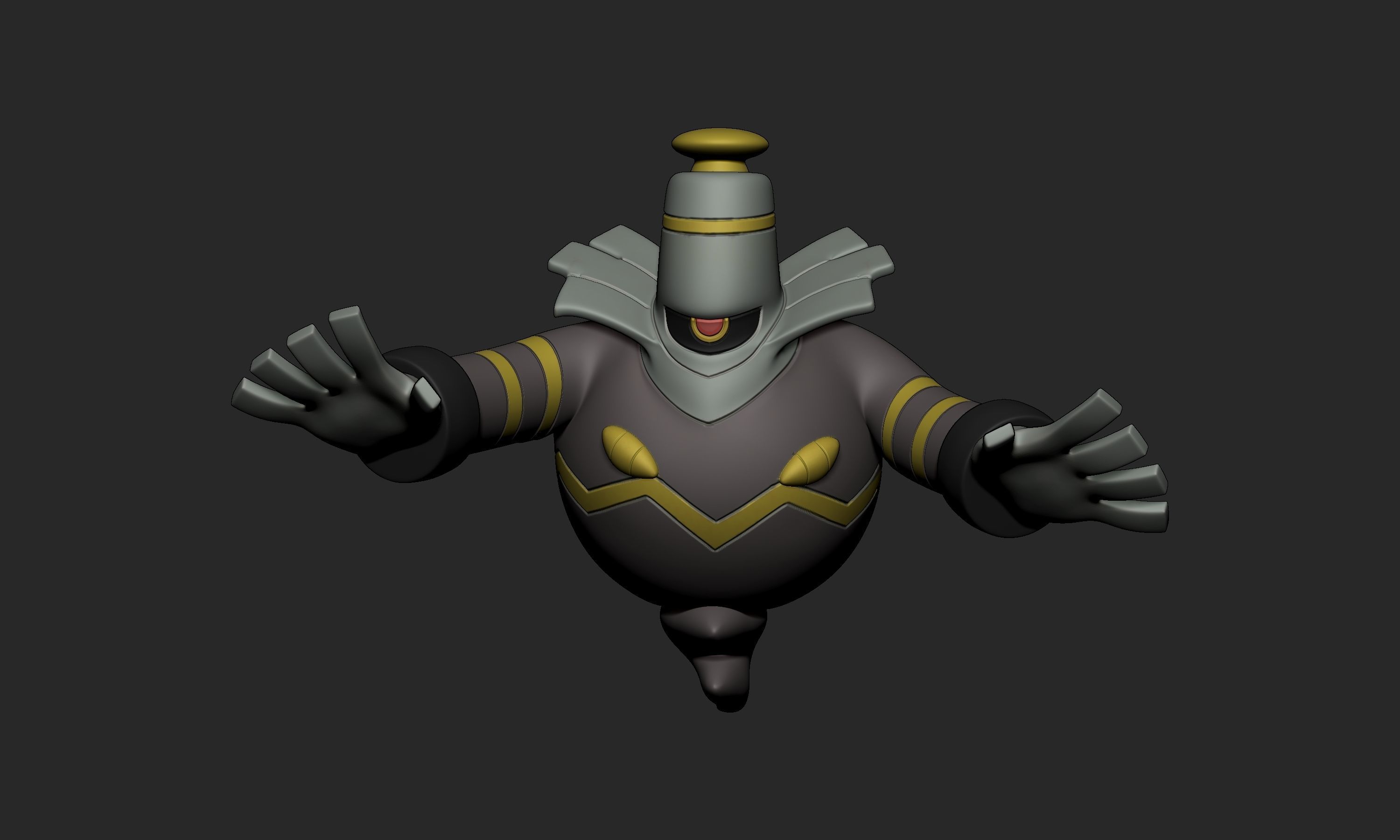 Pokemon - Dusknoir with 2 poses 3D print model_1