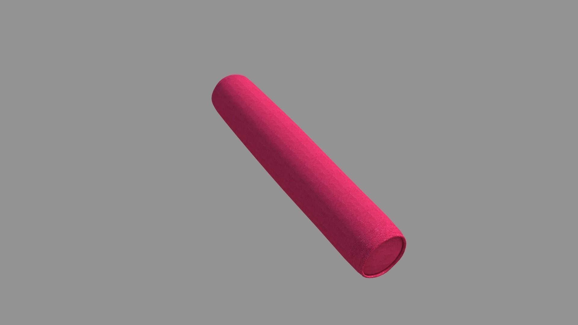 Neck Roll Pillow 3D model_1