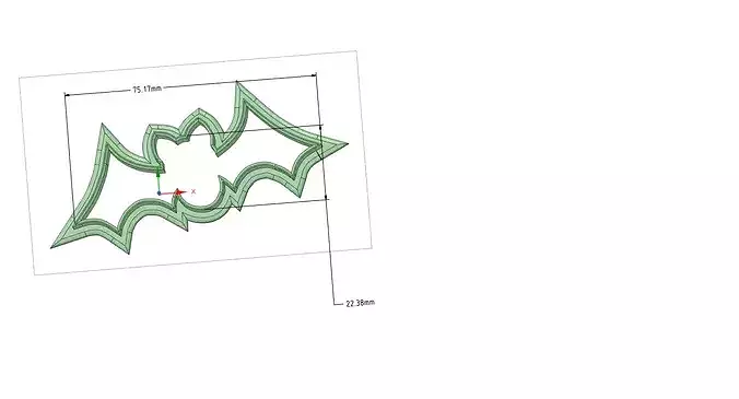 Halloween cookie cutter Bat 