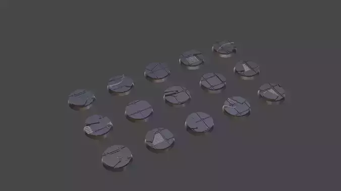 Warhammer 40K INDUSTRIAL INFANTRY BASES