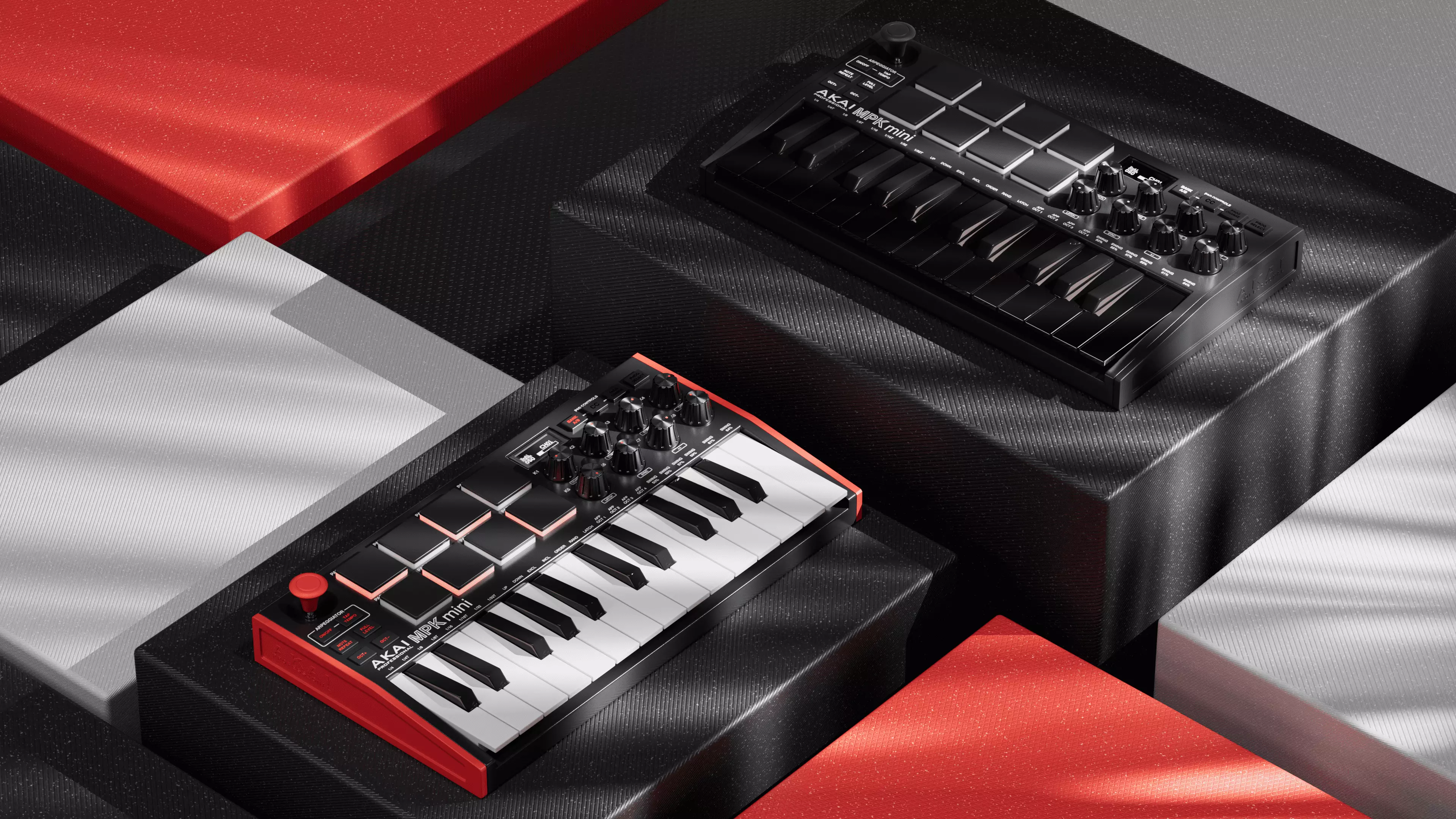 Akai MPK Mini Scene for Cinema 4D 3D model