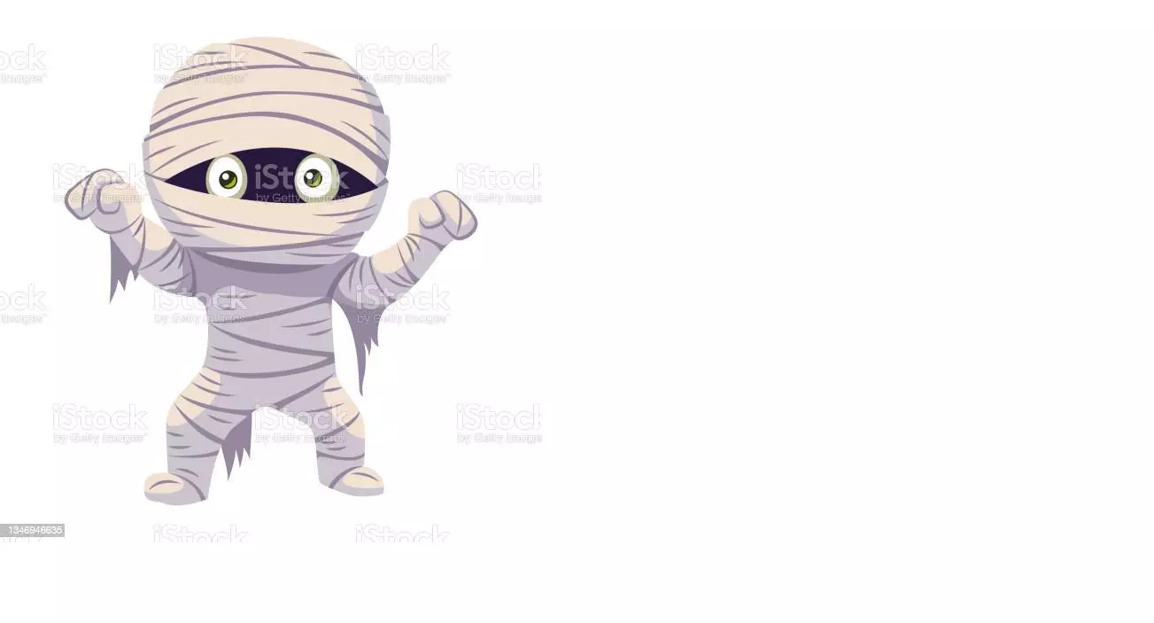 Halloween Mummy cookie cutter 3D print model_0