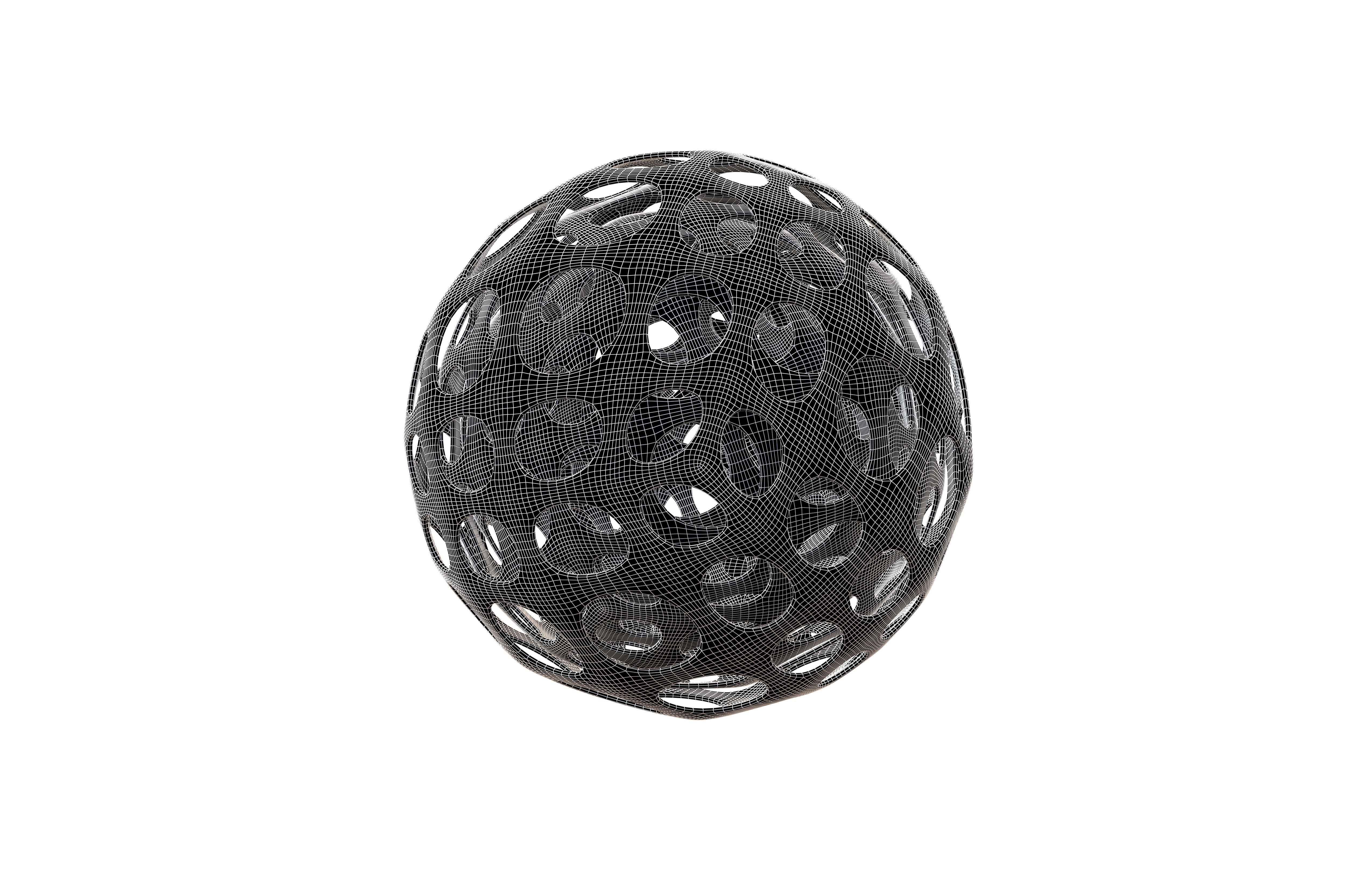 Abstract Sphere Ball v2 002 3D model_6