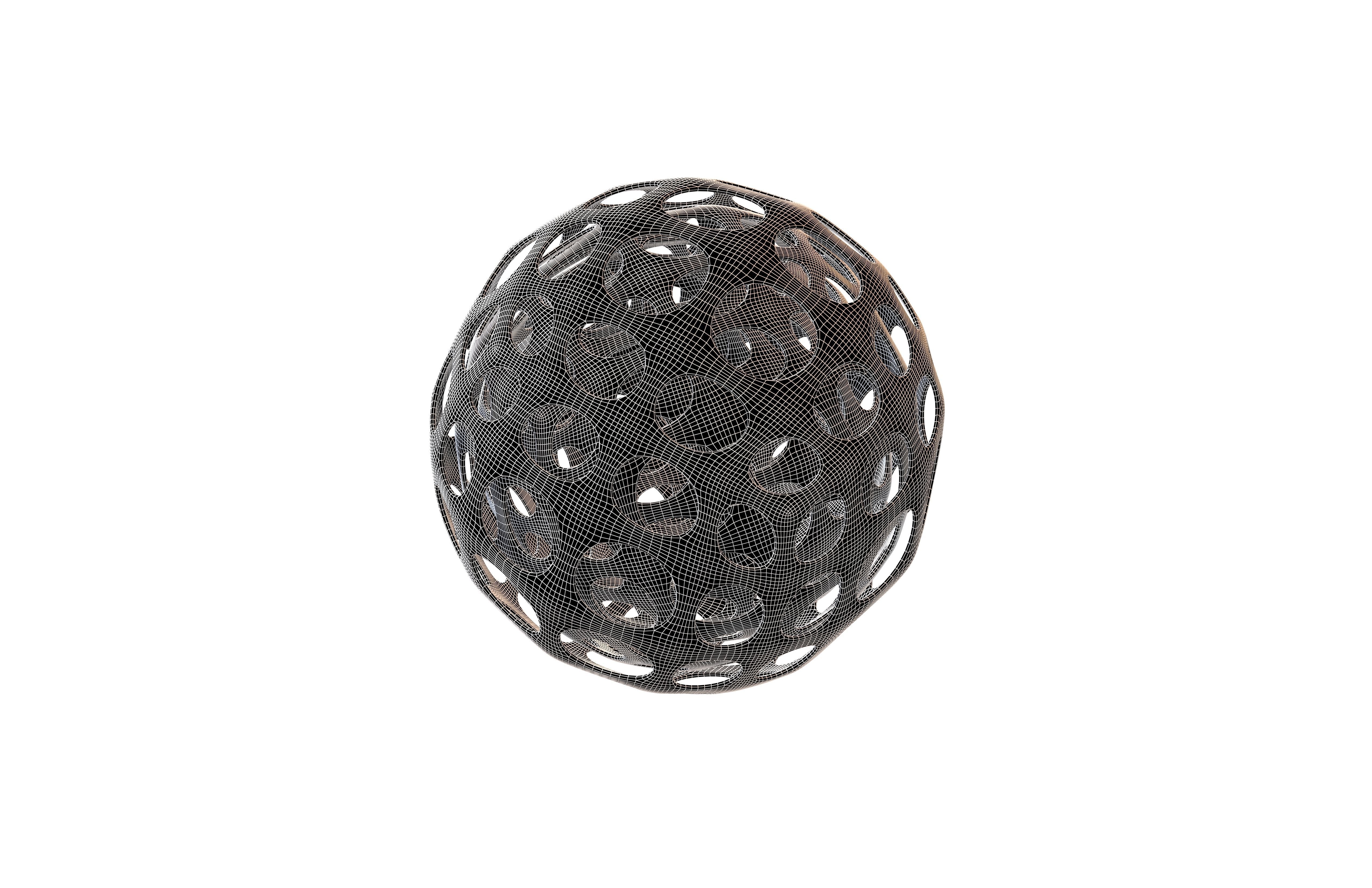 Abstract Sphere Ball v2 002 3D model_7