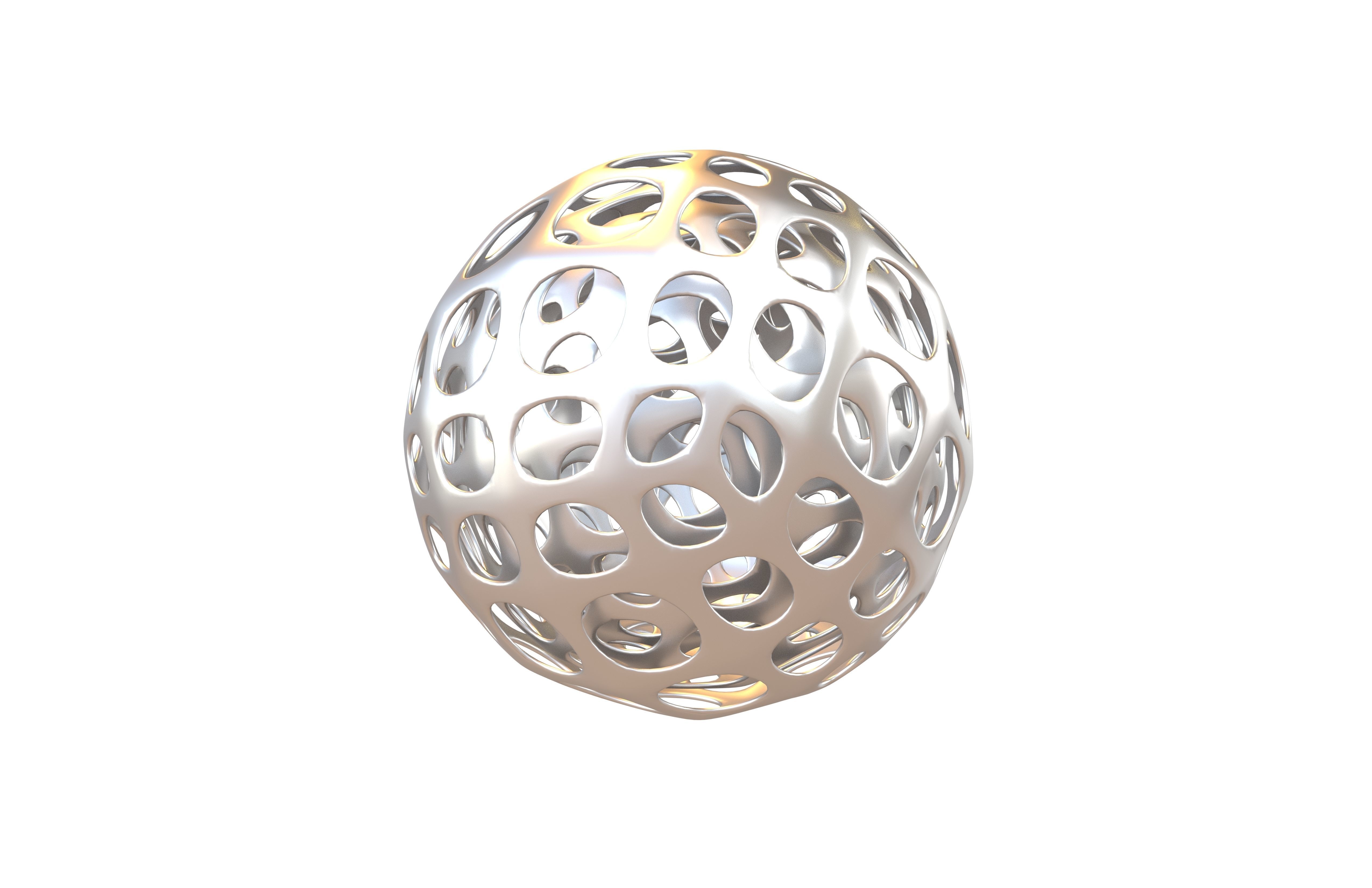 Abstract Sphere Ball v2 002 3D model_2