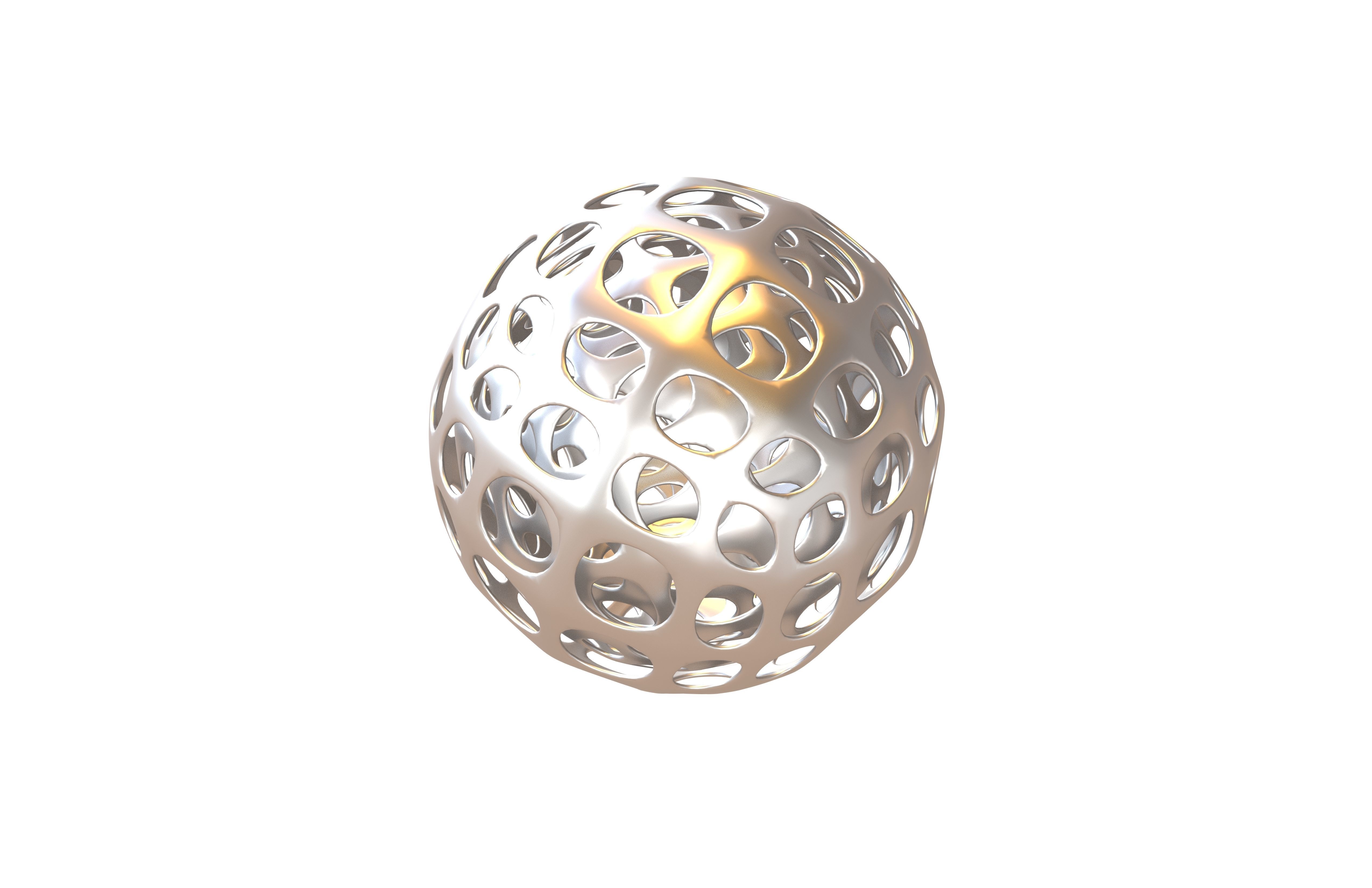 Abstract Sphere Ball v2 002 3D model_1