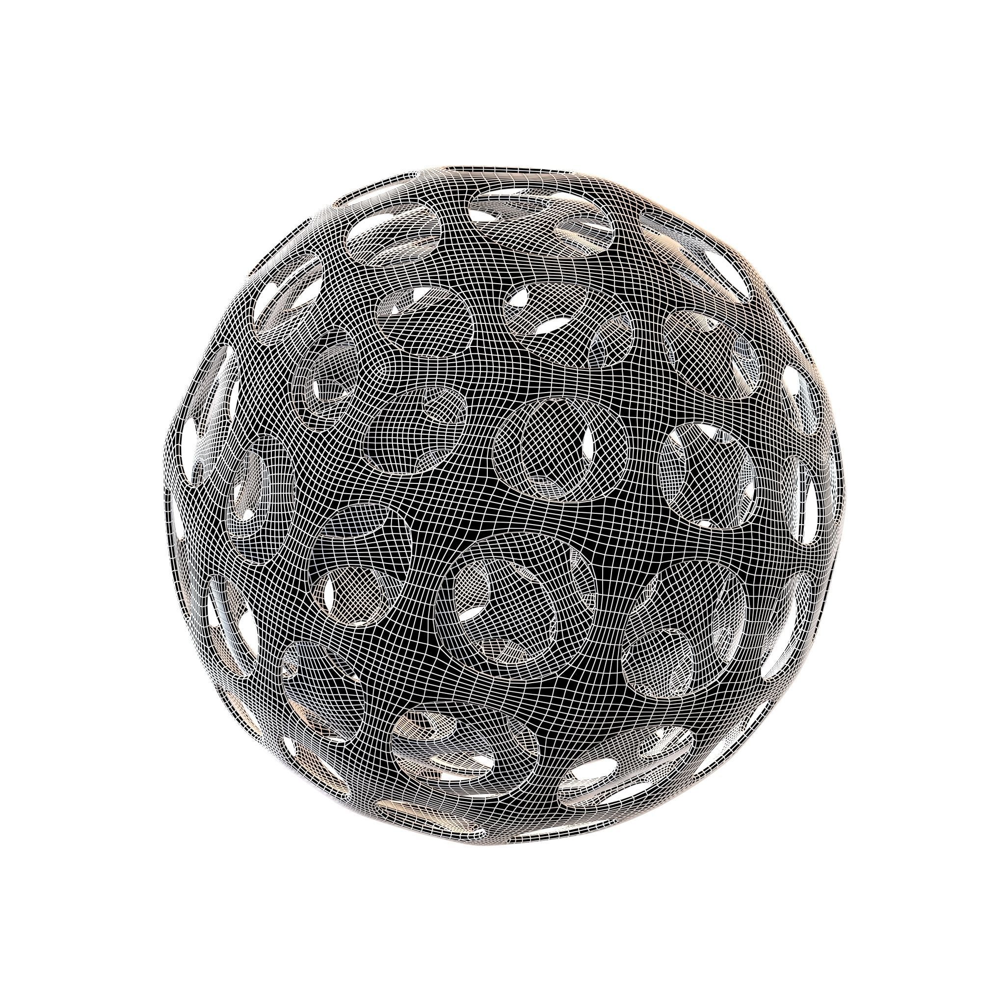 Abstract Sphere Ball v2 002 3D model_4