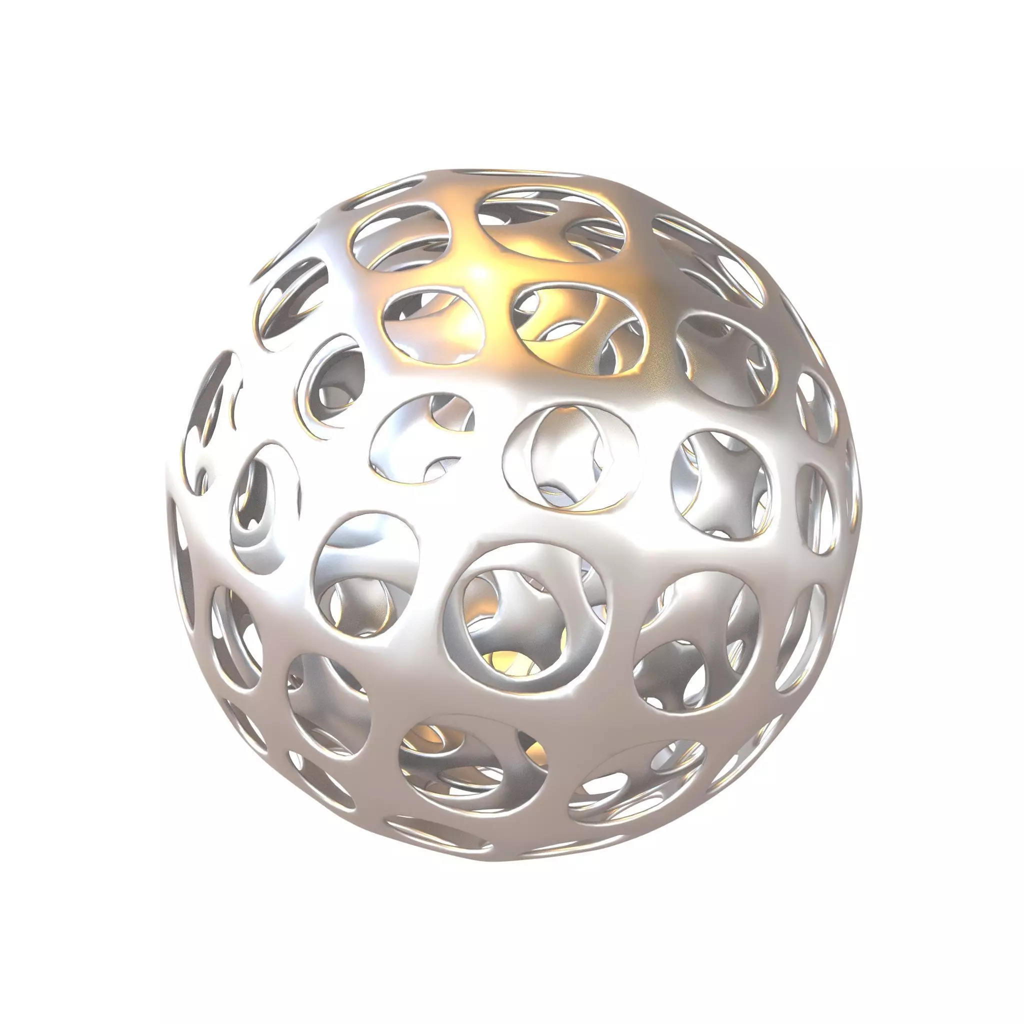 Abstract Sphere Ball v2 002 3D model_0