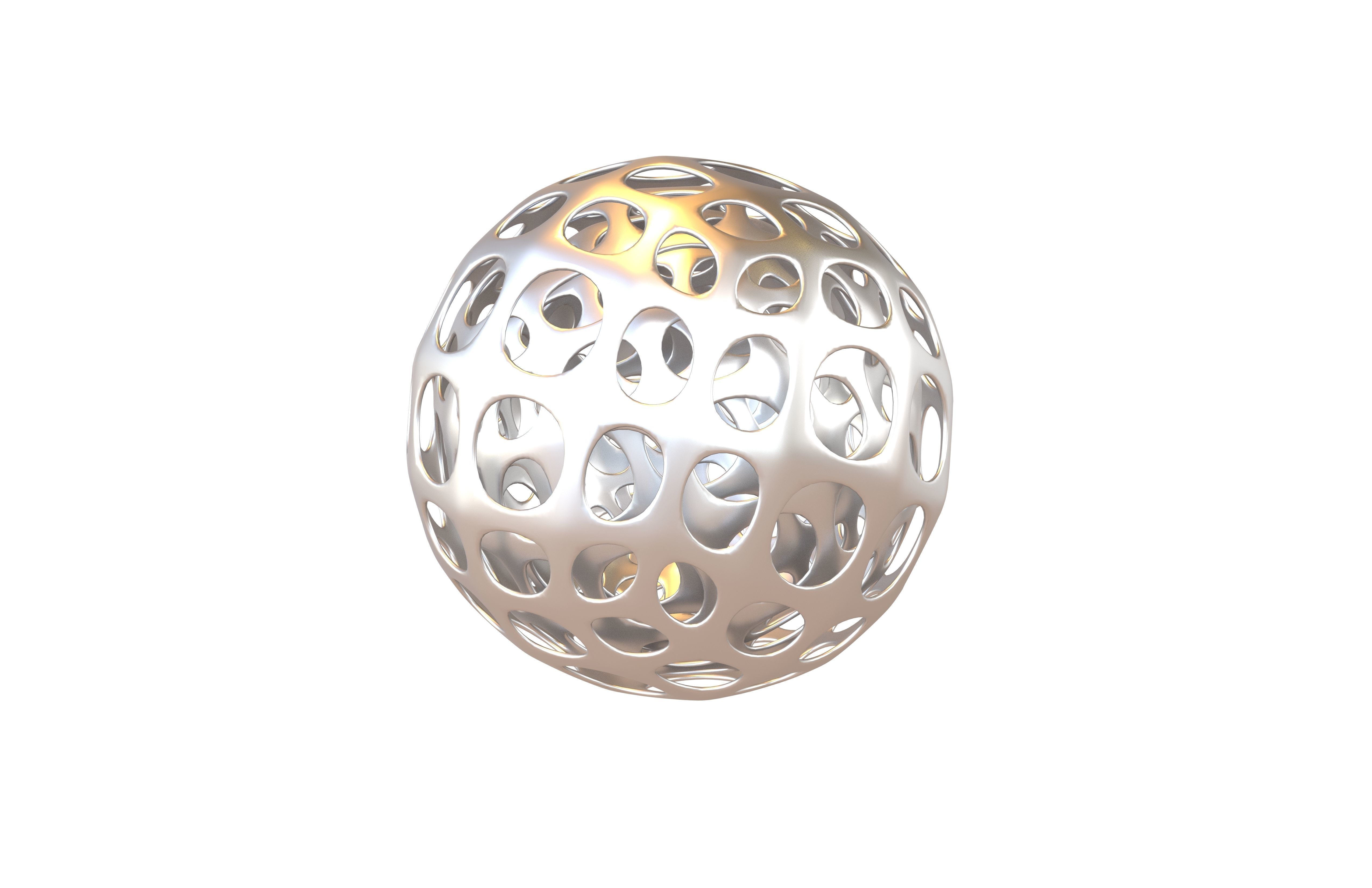 Abstract Sphere Ball v2 002 3D model_3