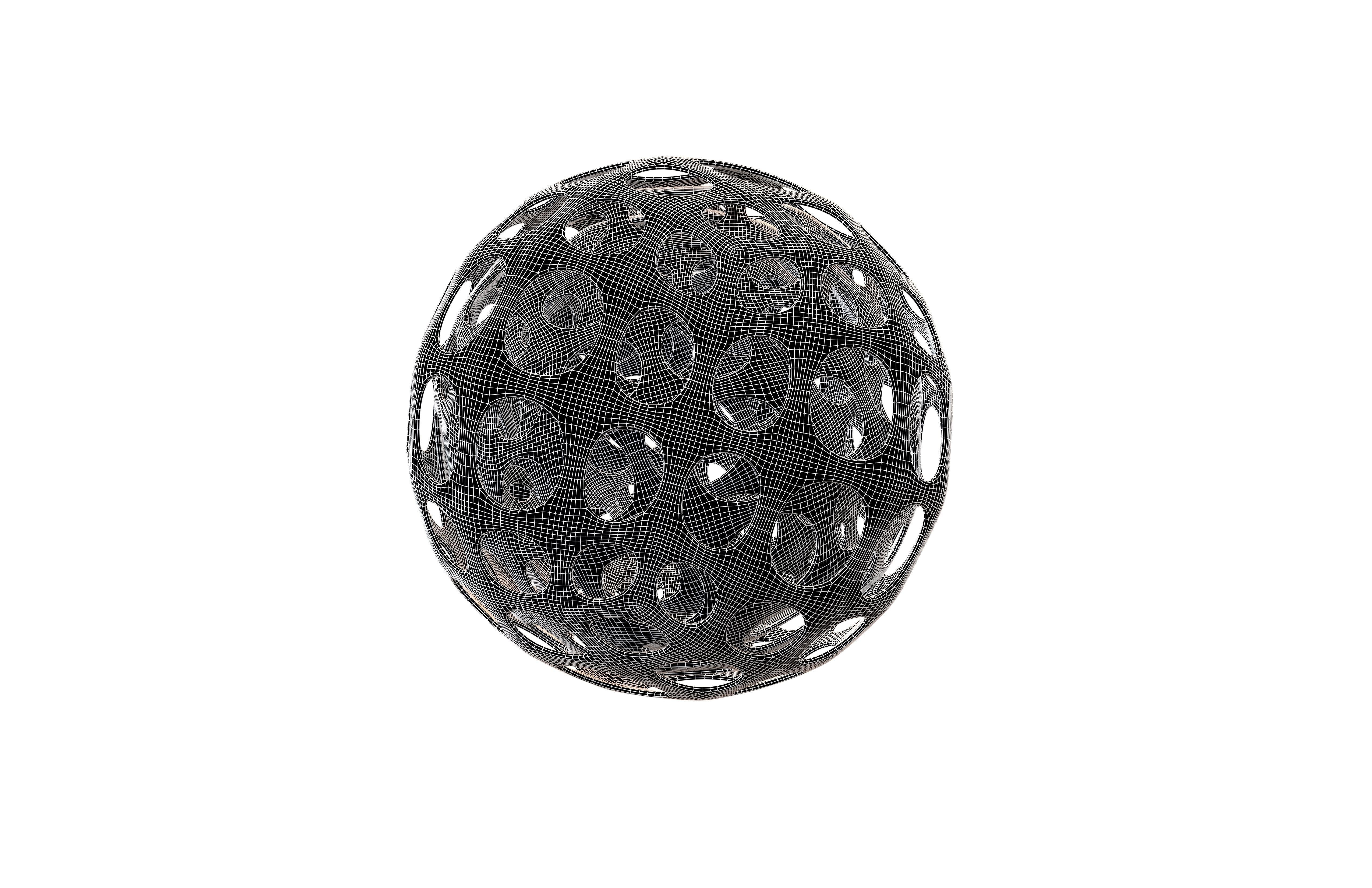 Abstract Sphere Ball v2 002 3D model_5