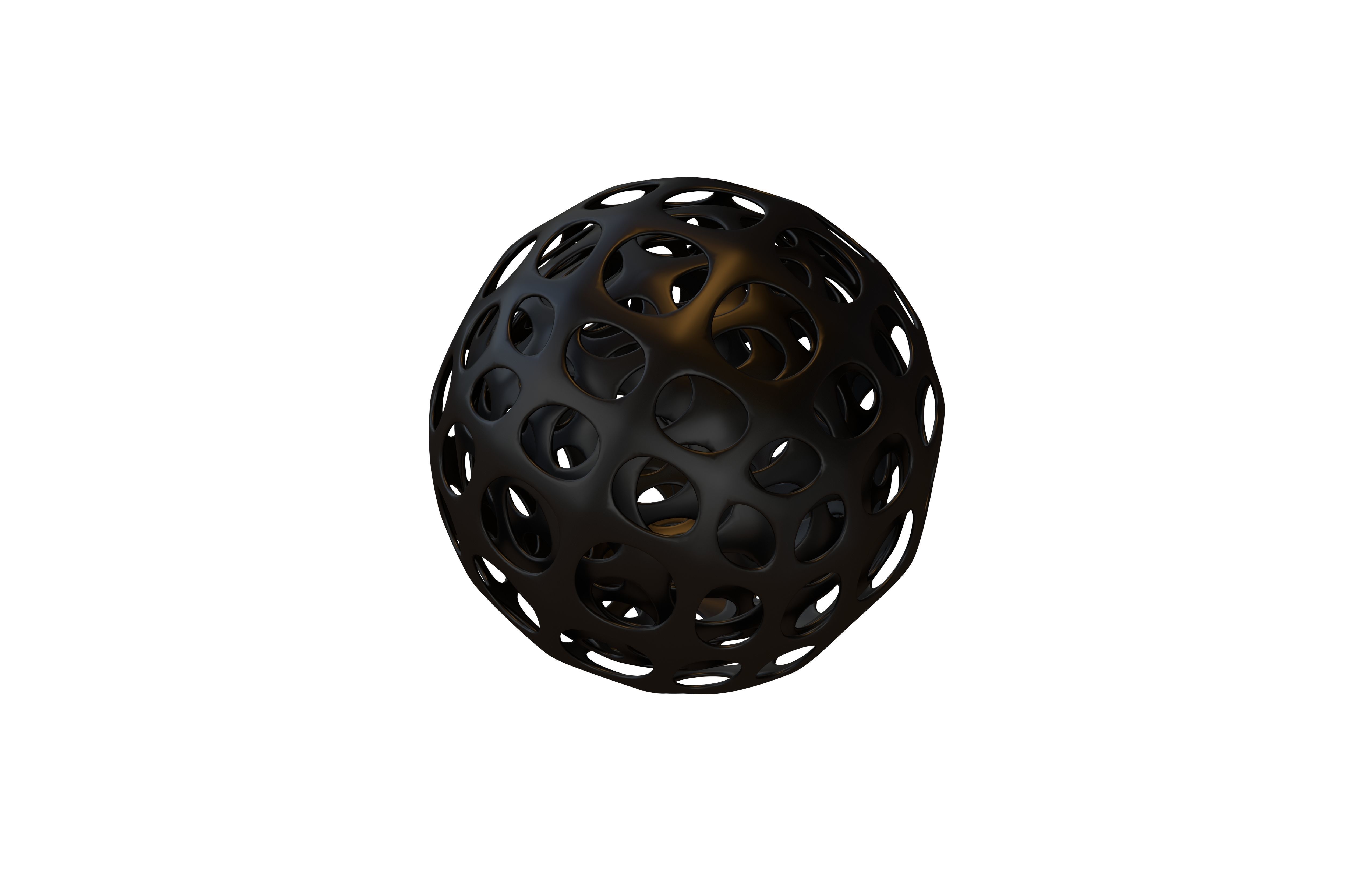 Abstract Sphere Ball v2 003 3D model_3