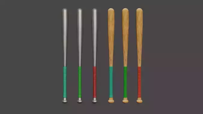 Normal Baseball bat Free 3D model