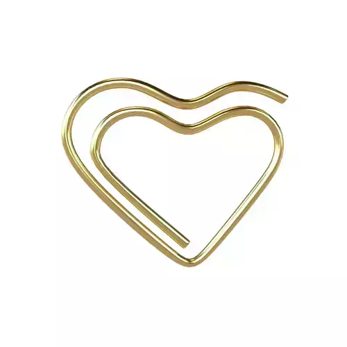 Heart Paper Clip v1 001