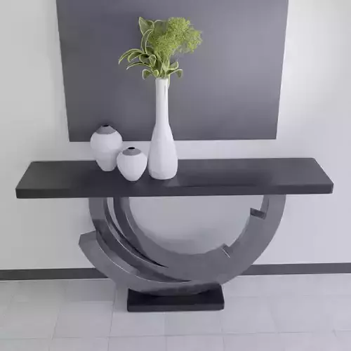 Interior decorative console table 3D model