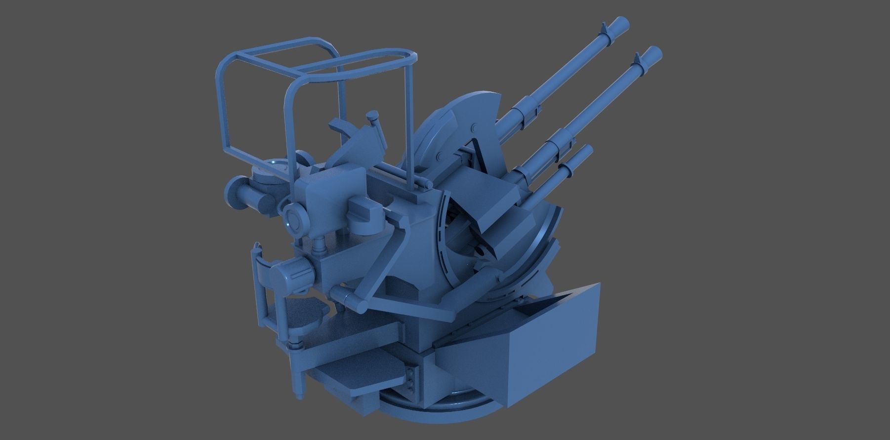 Breda 20-65 twin - Personal license - 1-200 and 1-350 scale 3D print model_1