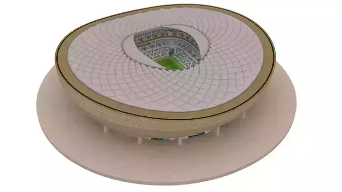 Lusail Iconic Stadium - Fifa World Cup 2022 Qatar 3D Model 3D model