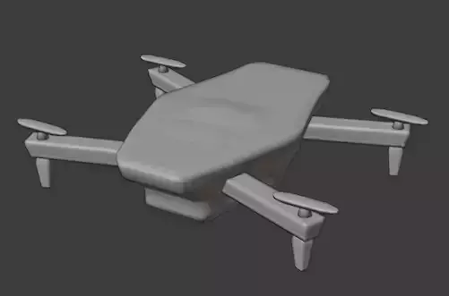 Low Poly Basic Drone