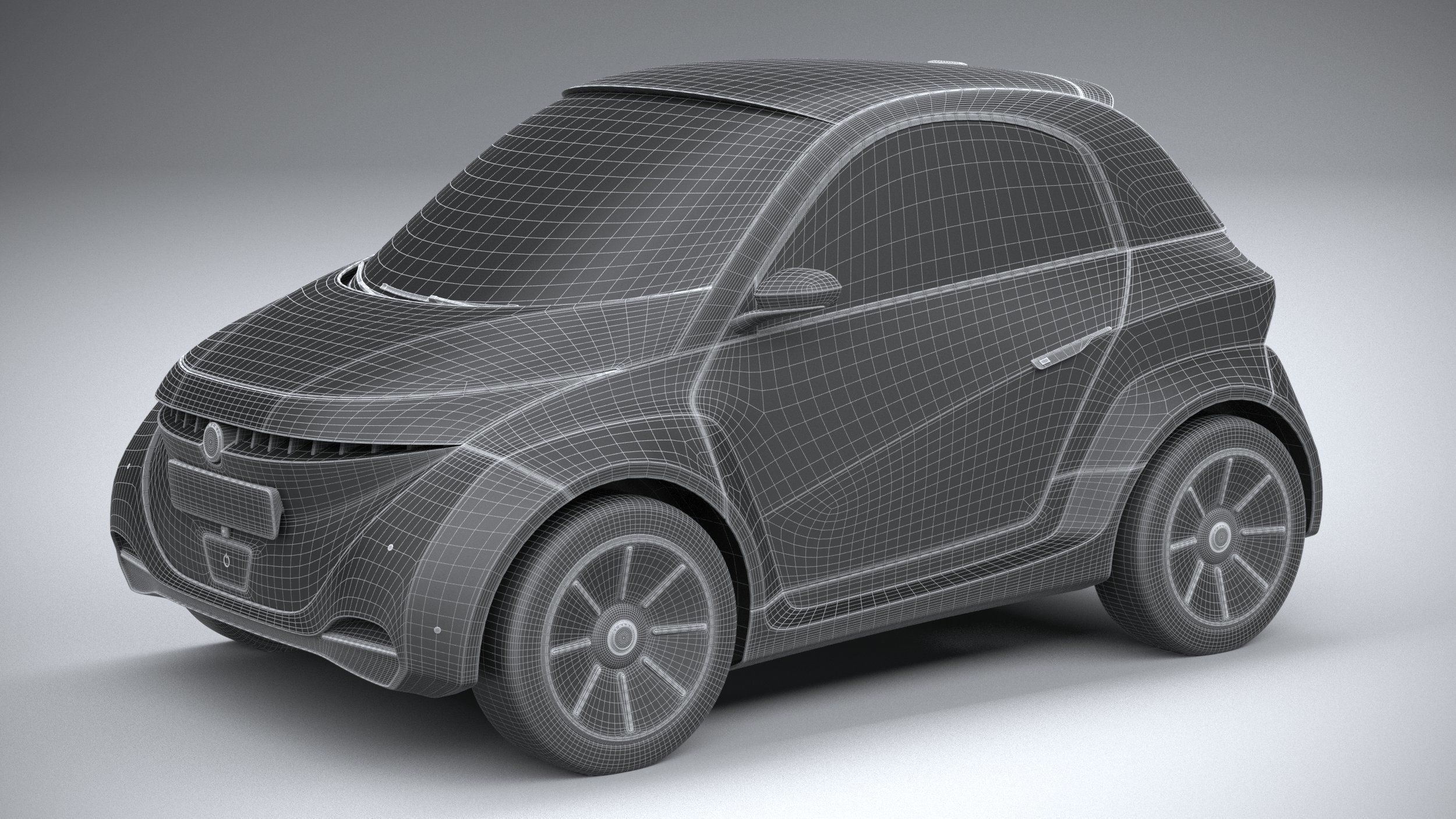 Generic City EV 2022 3D model_26