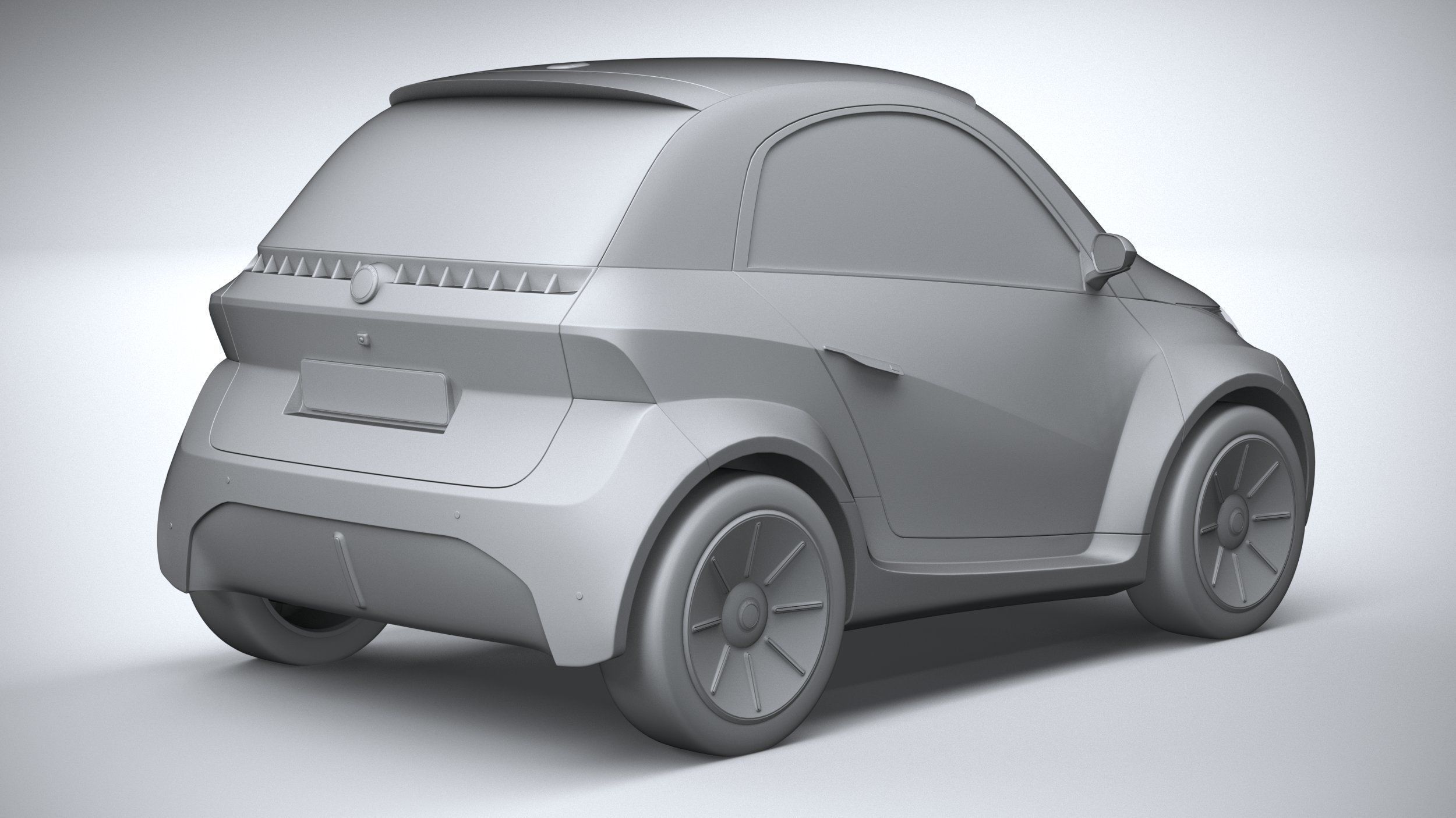 Generic City EV 2022 3D model_25