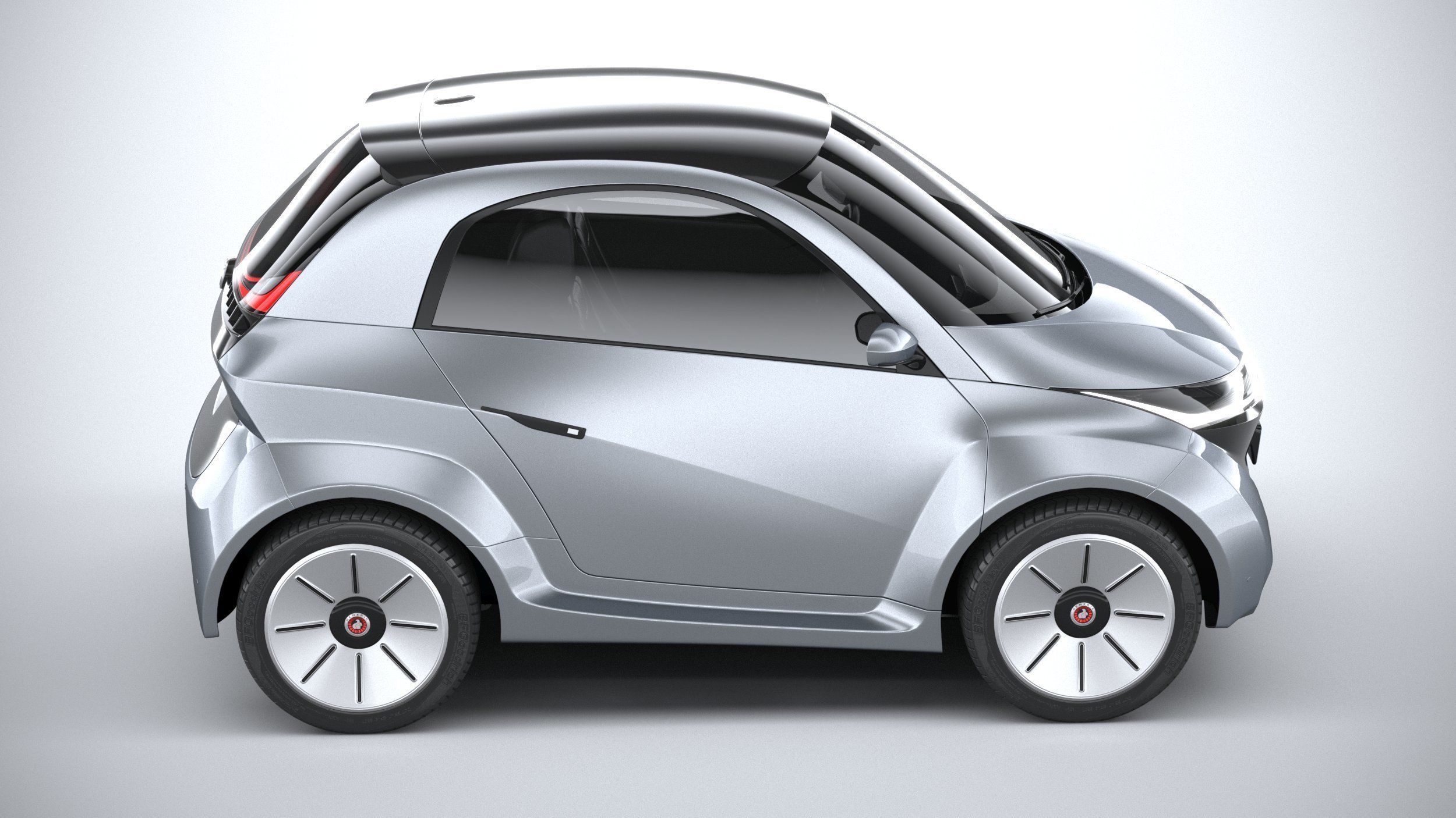 Generic City EV 2022 3D model_11