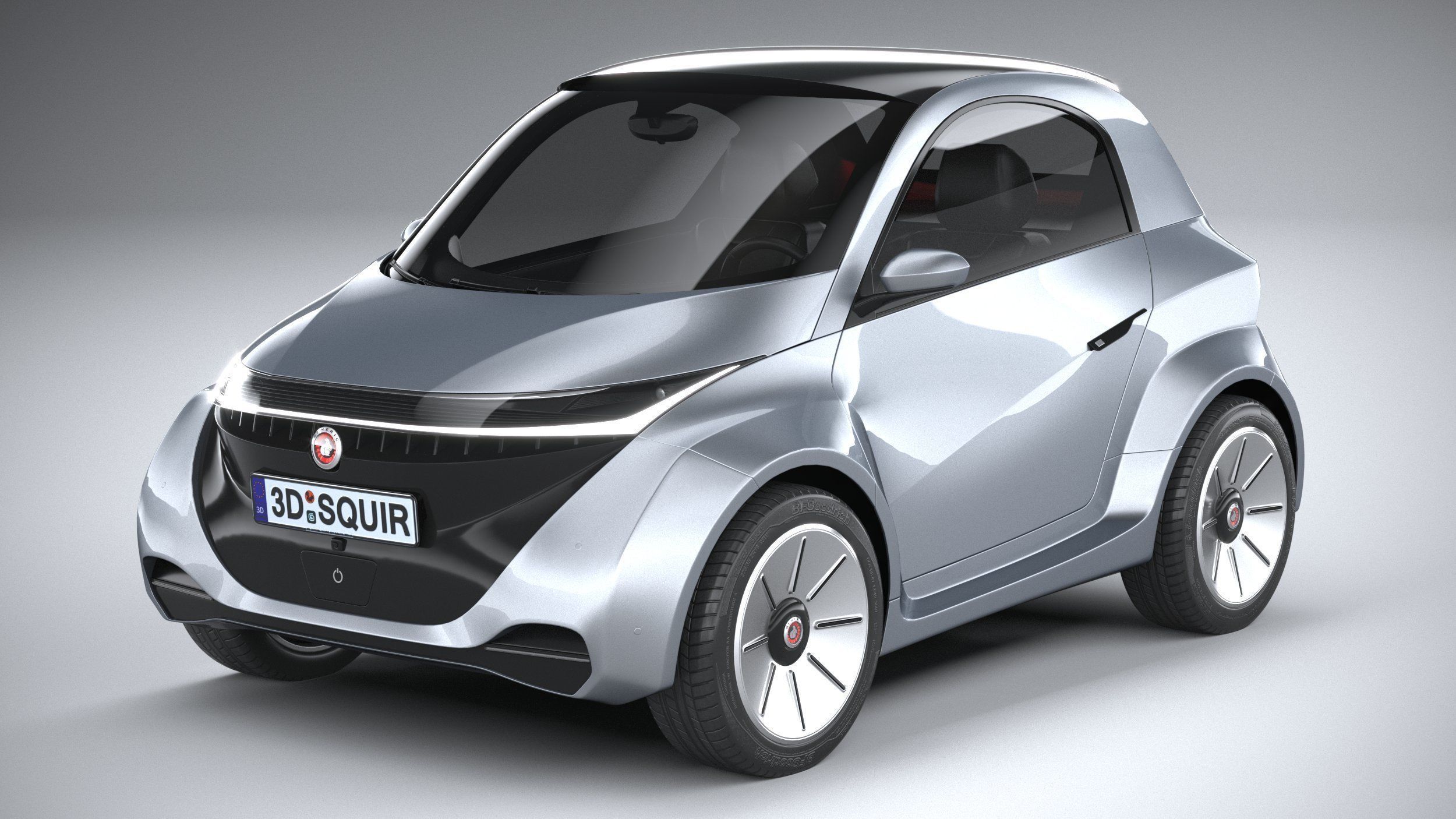 Generic City EV 2022 3D model_1