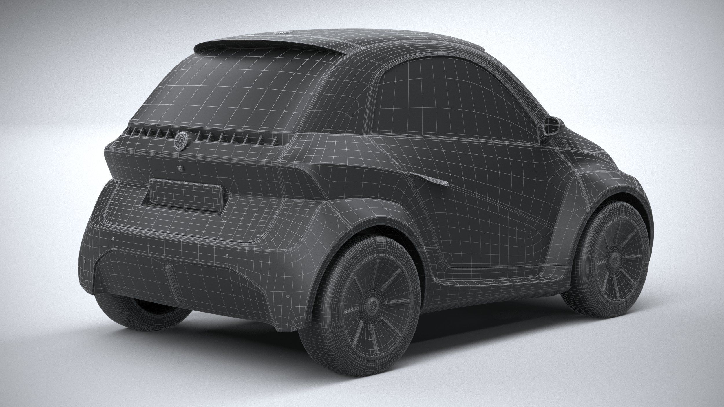 Generic City EV 2022 3D model_29
