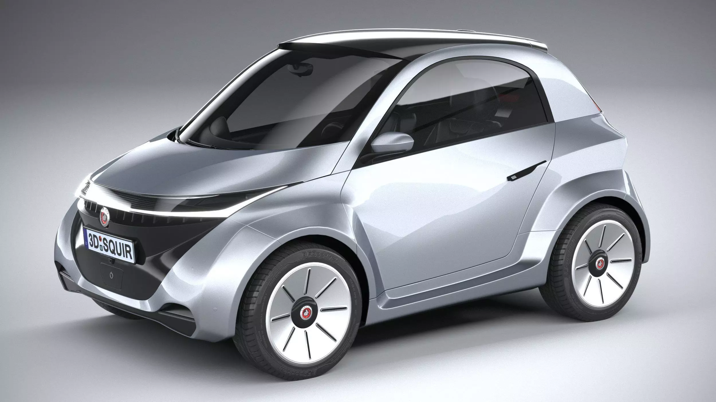 Generic City EV 2022 3D model_0