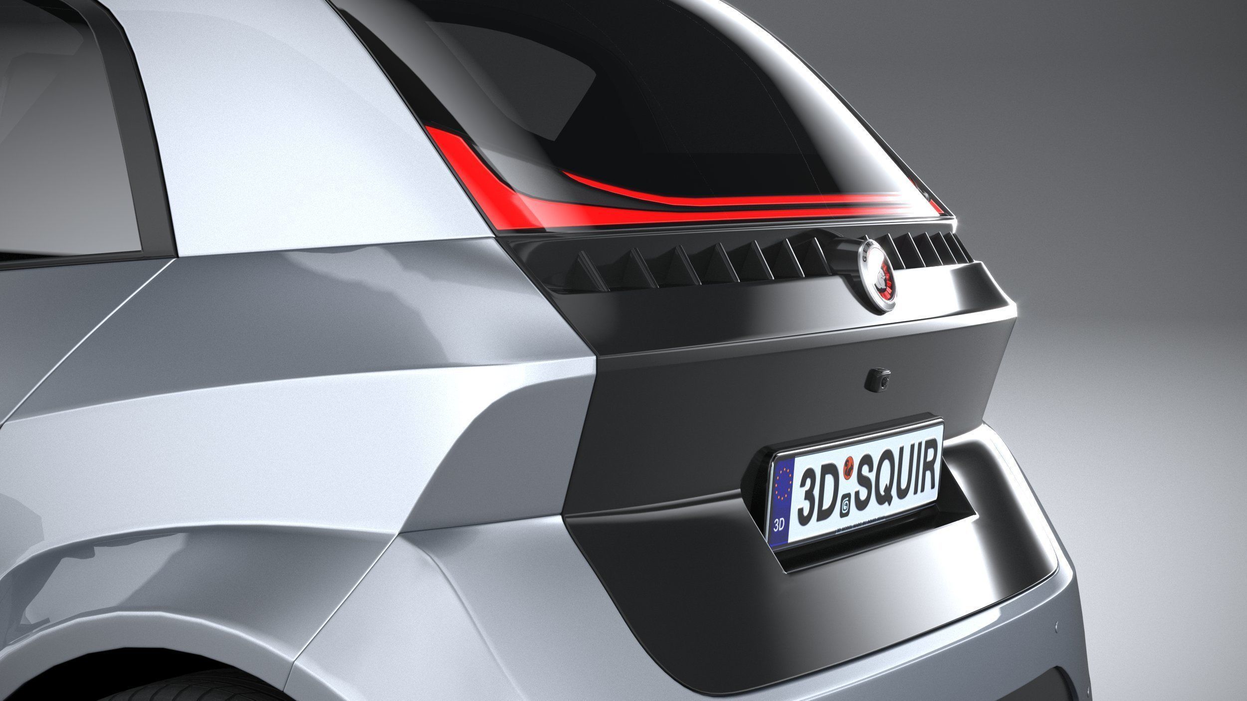 Generic City EV 2022 3D model_6