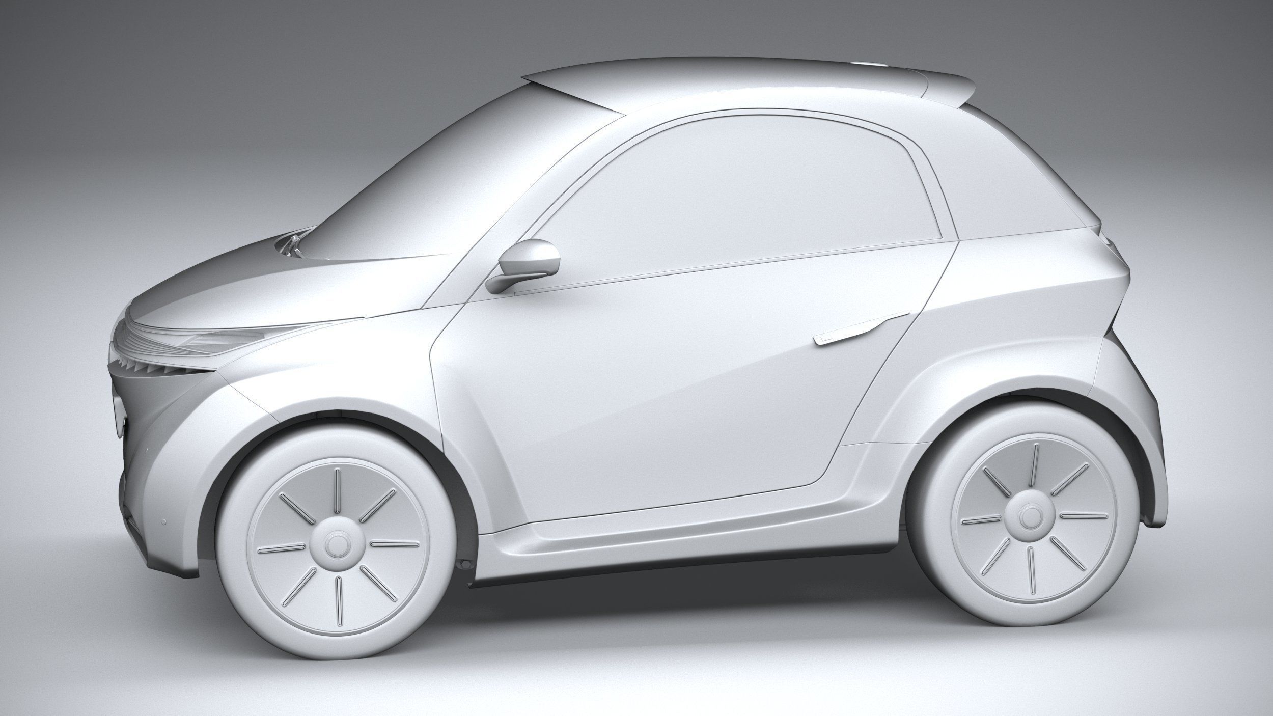 Generic City EV 2022 3D model_22
