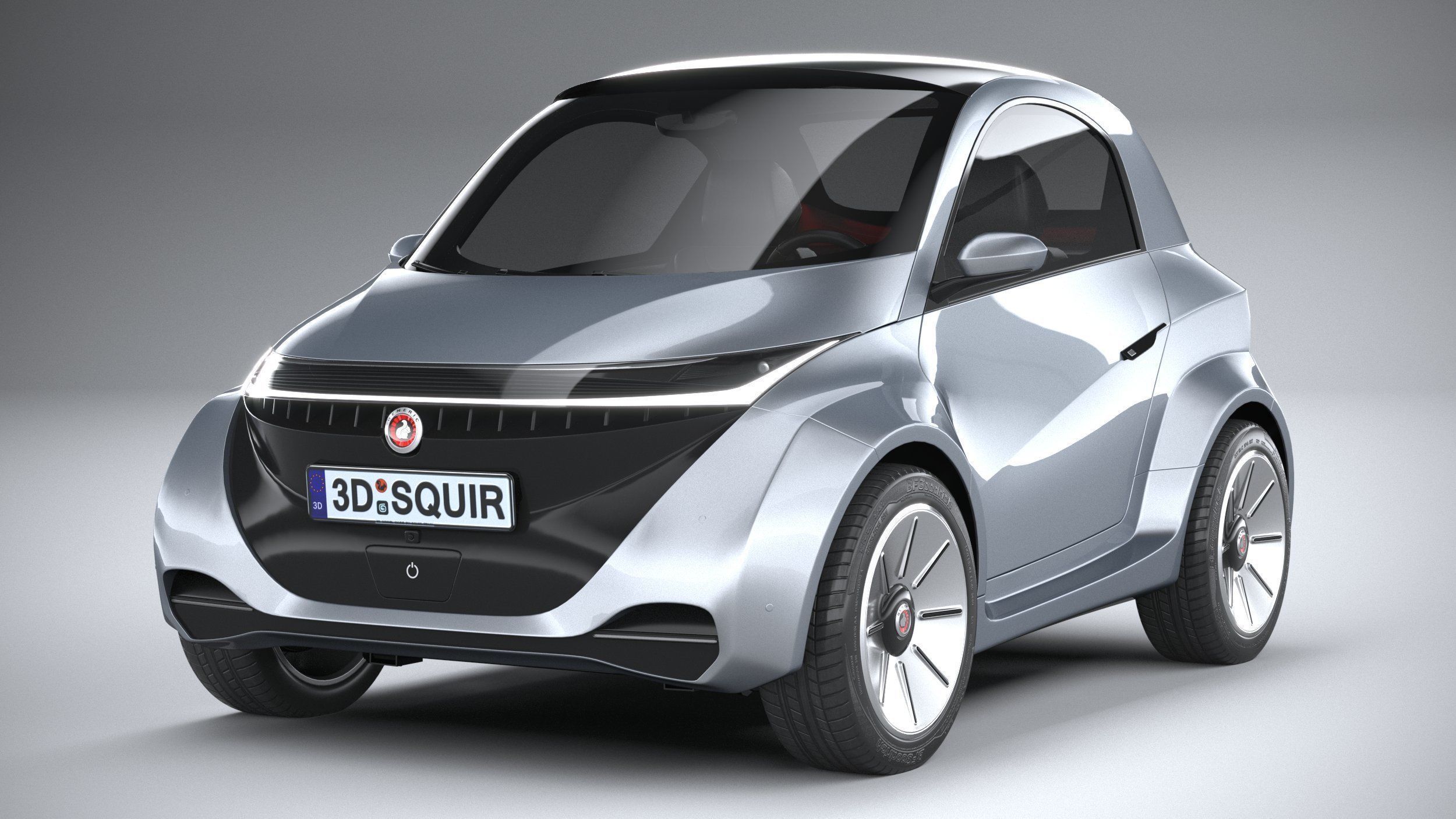 Generic City EV 2022 3D model_2