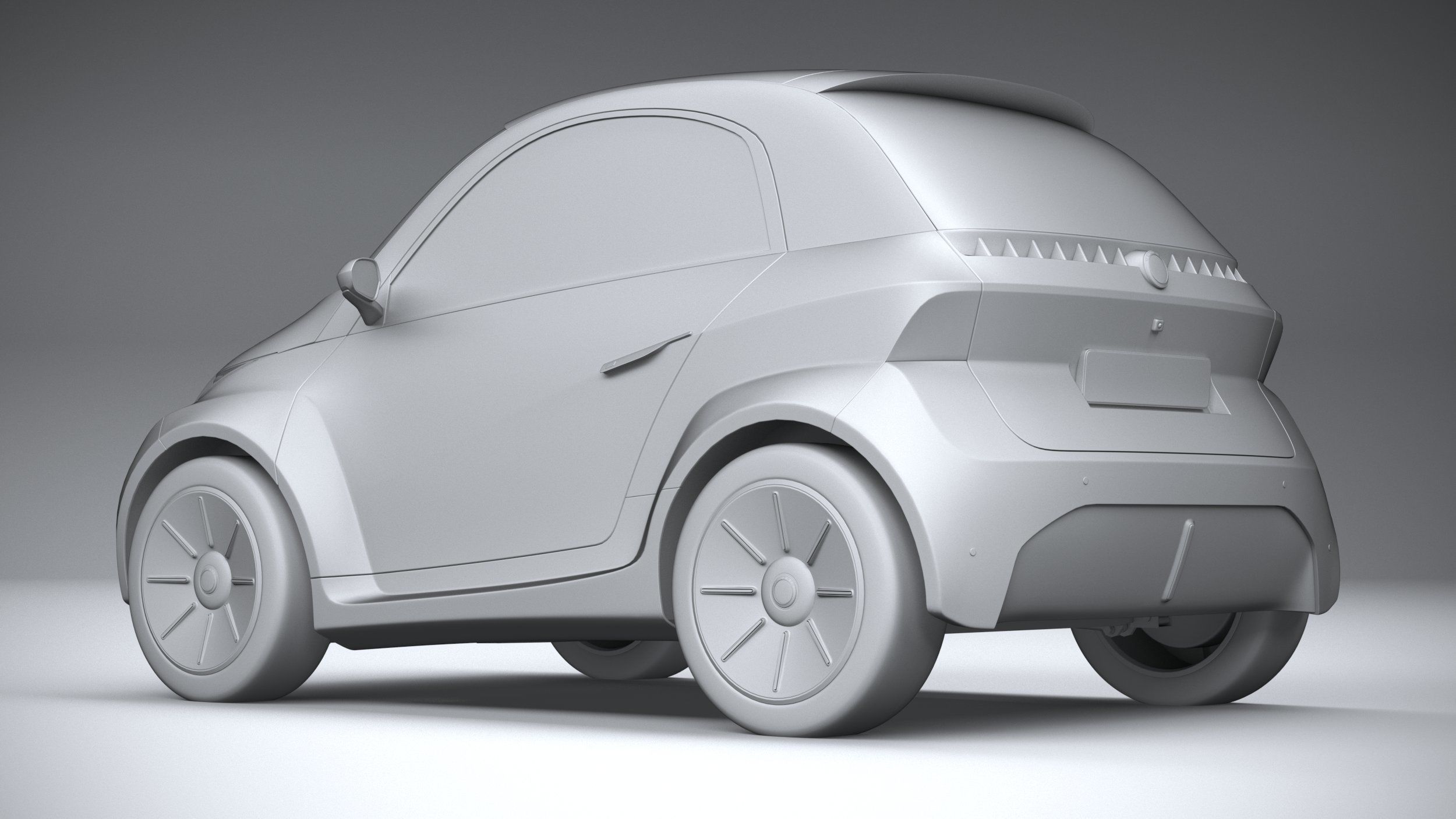Generic City EV 2022 3D model_21