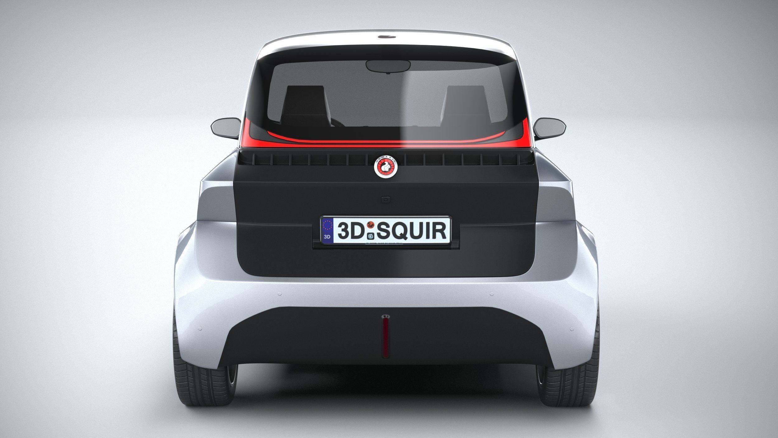 Generic City EV 2022 3D model_4