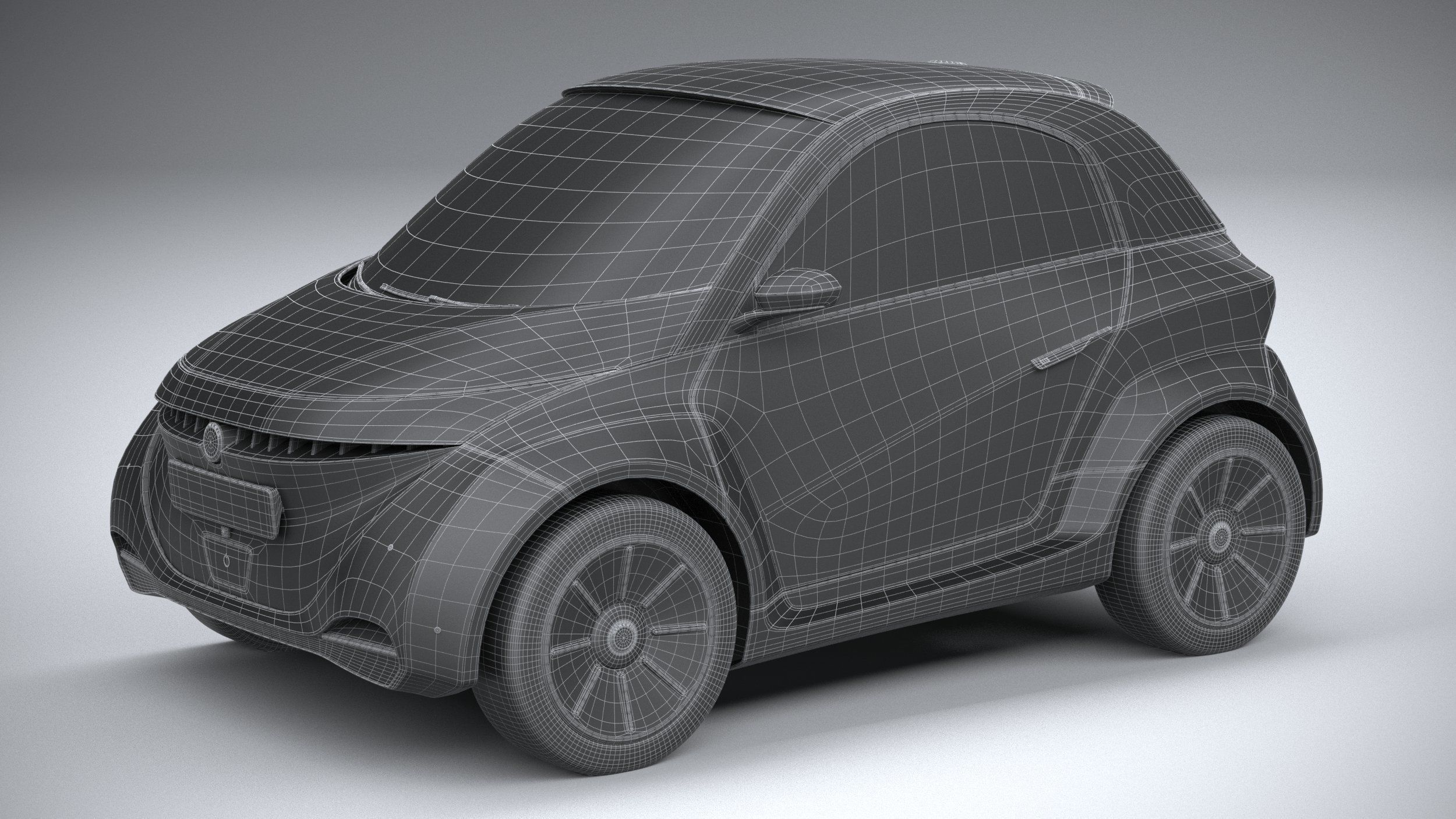Generic City EV 2022 3D model_28