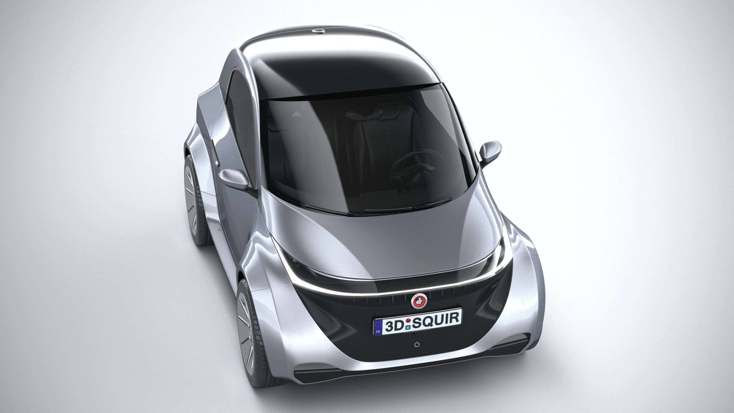 Generic City EV 2022 3D model_12
