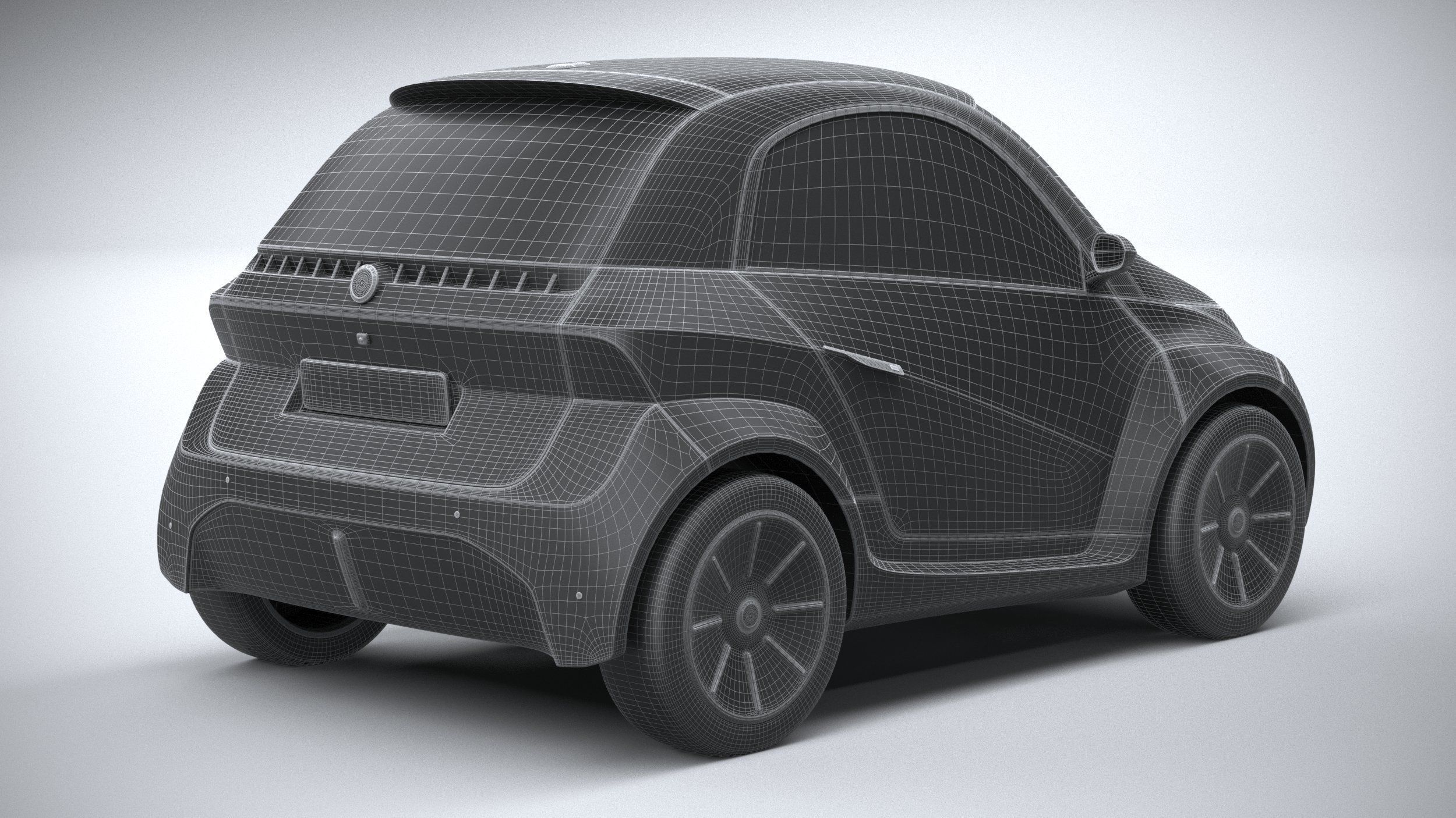 Generic City EV 2022 3D model_27