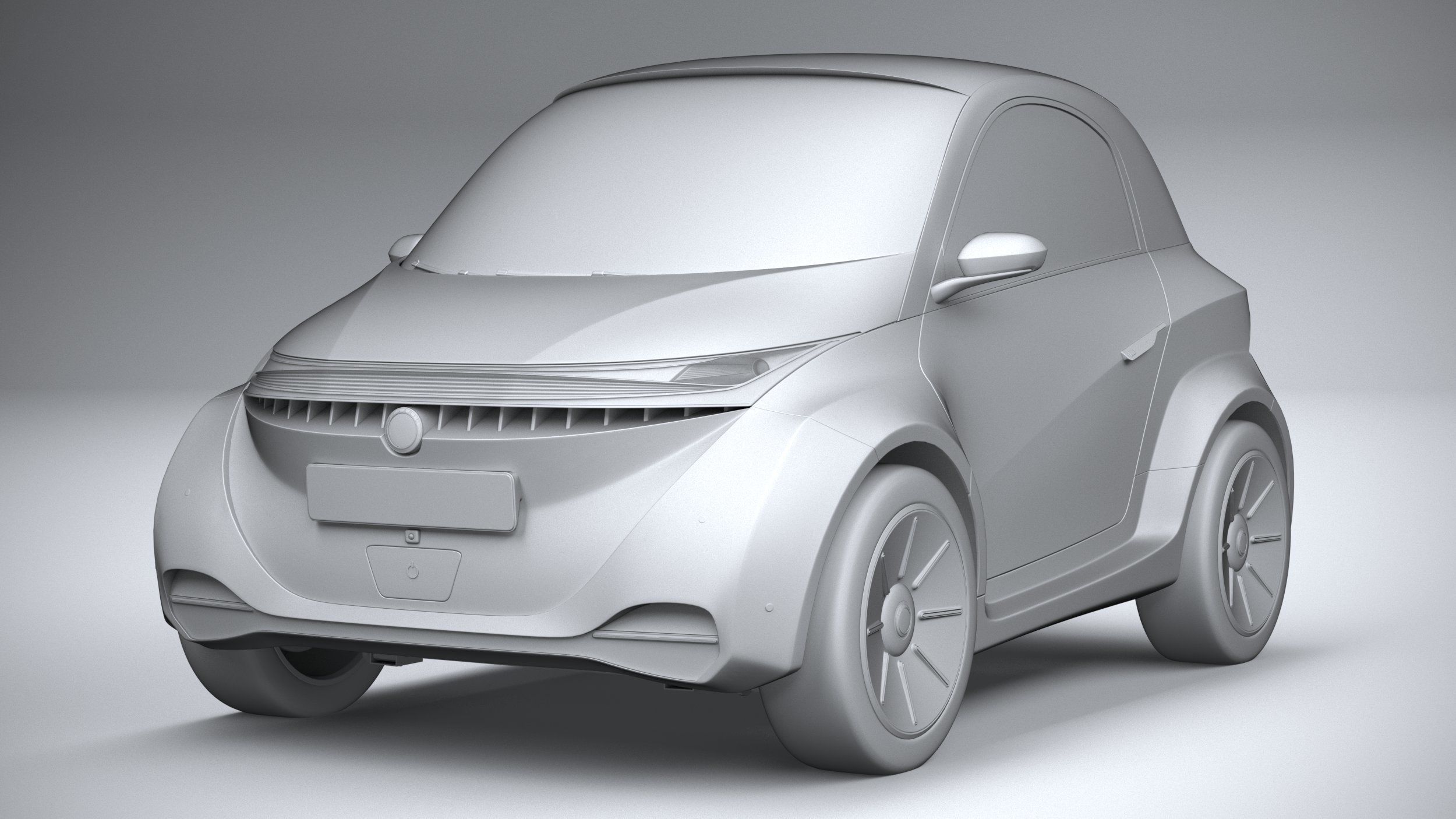 Generic City EV 2022 3D model_20
