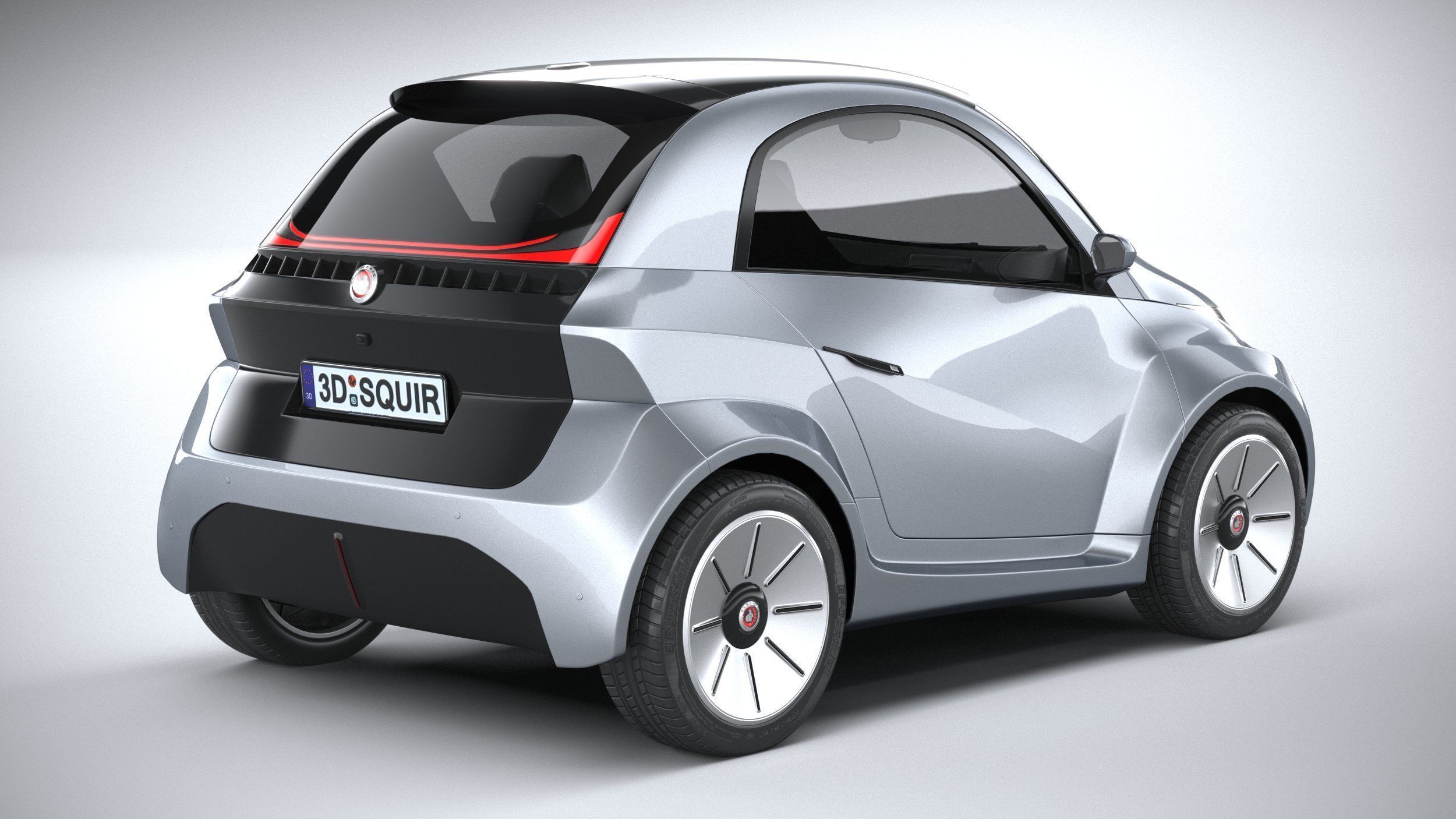 Generic City EV 2022 3D model_17