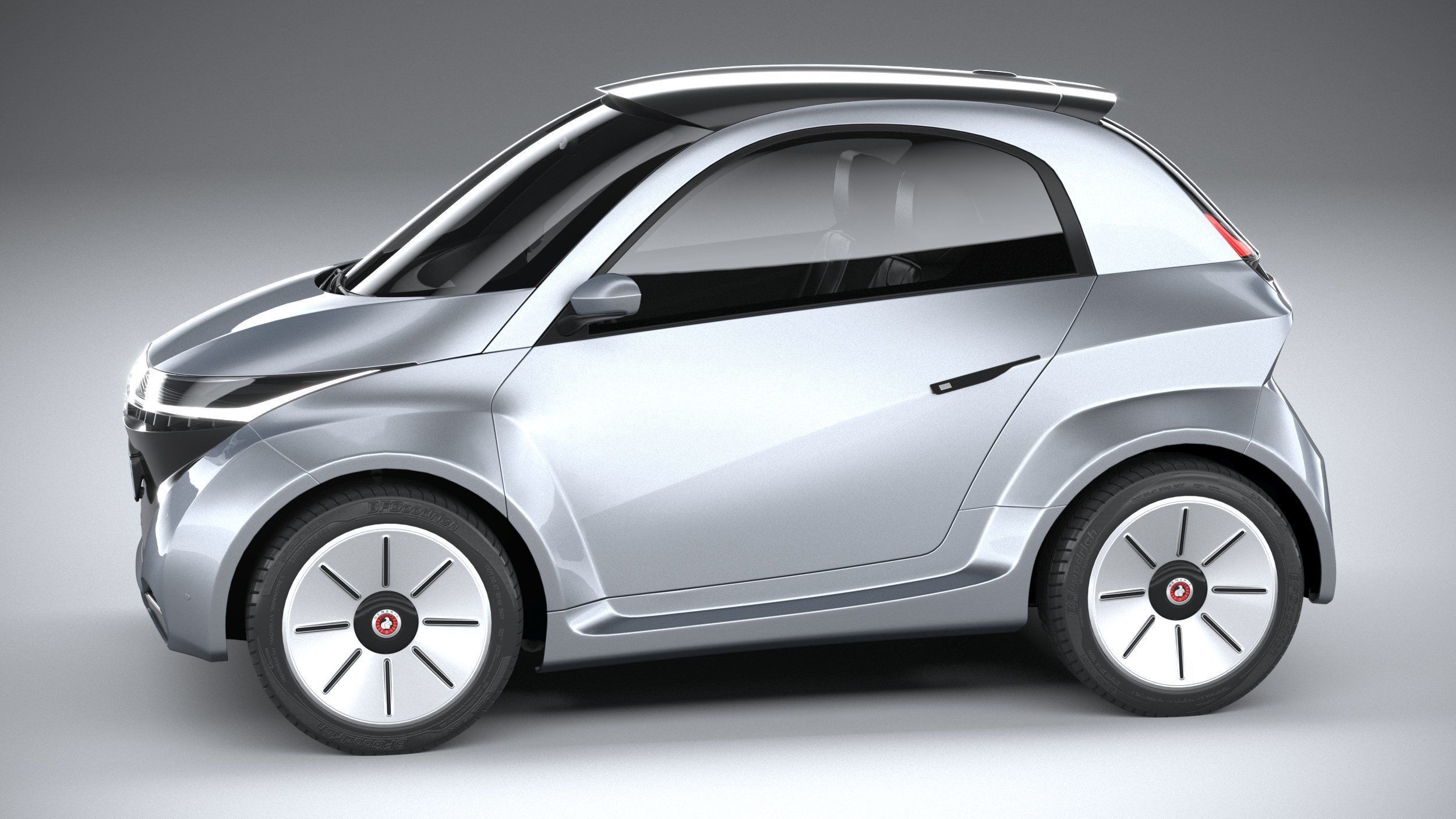 Generic City EV 2022 3D model_8