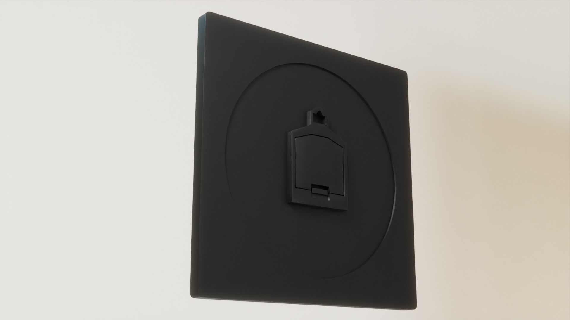 Counting Analog Wall Clock 3D model_6